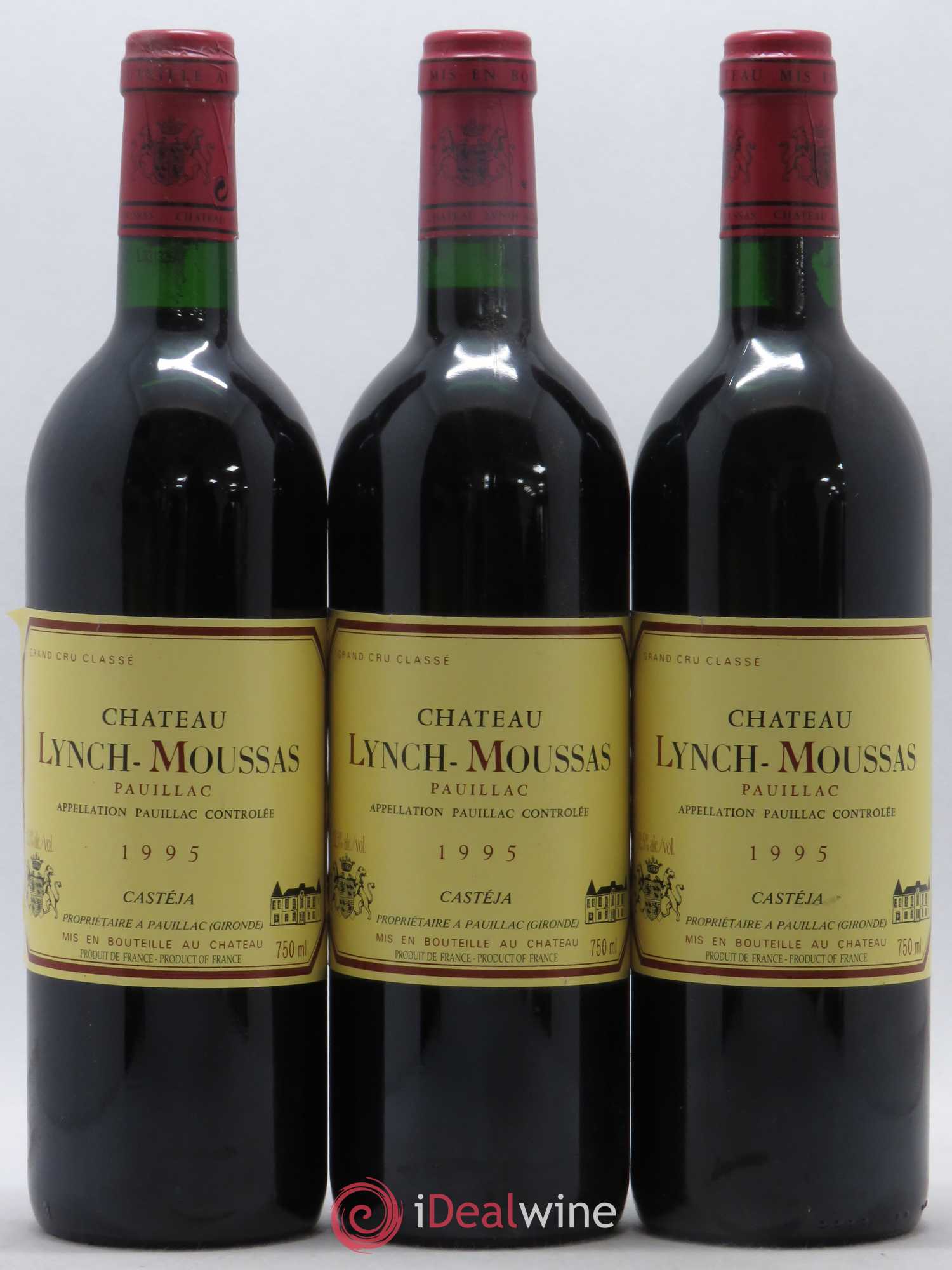 Château Lynch Moussas 5ème Grand Cru Classé 1995 - Lot de 12 bouteilles - 2