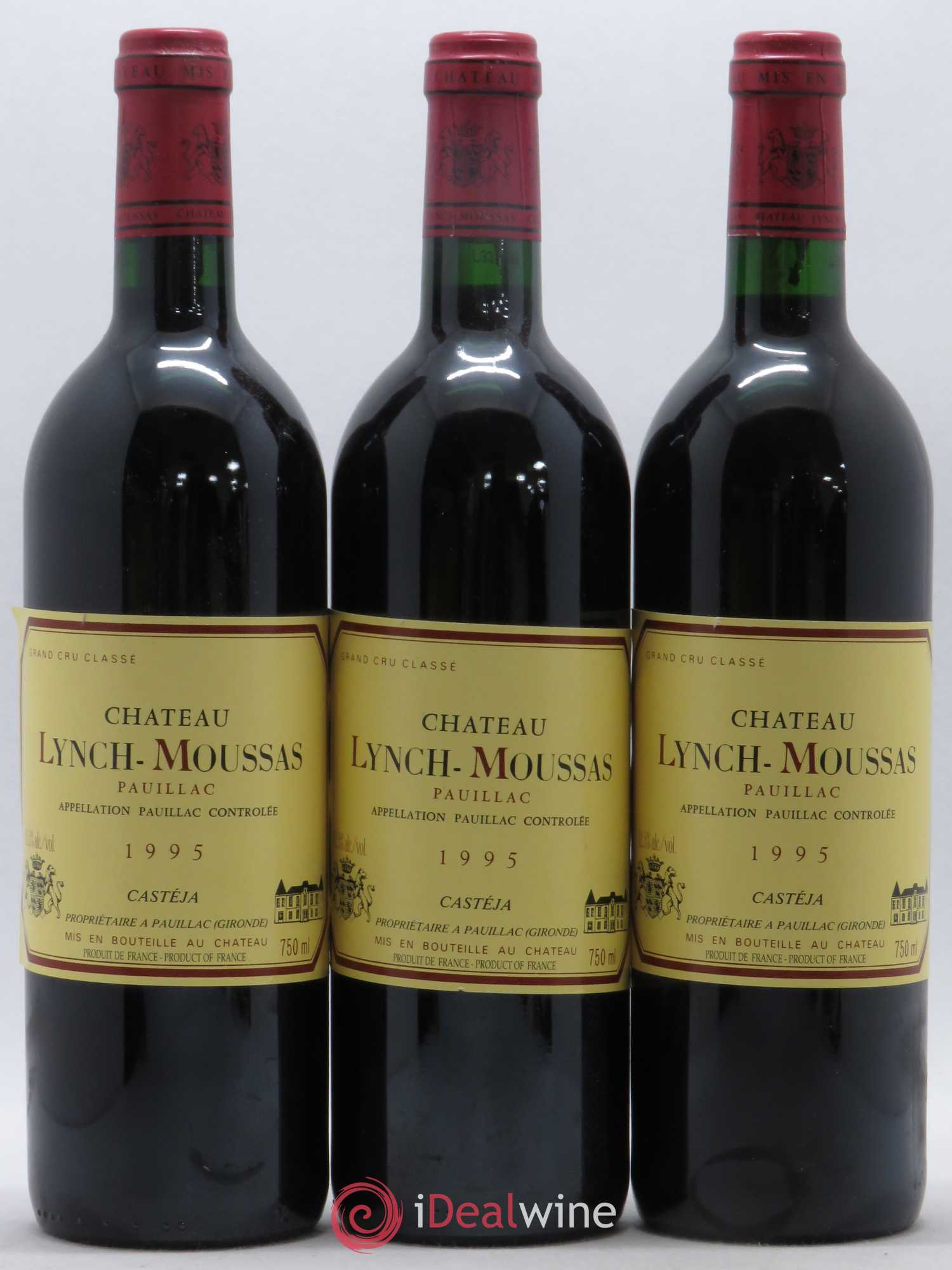 Château Lynch Moussas 5ème Grand Cru Classé 1995 - Lot de 12 bouteilles - 3