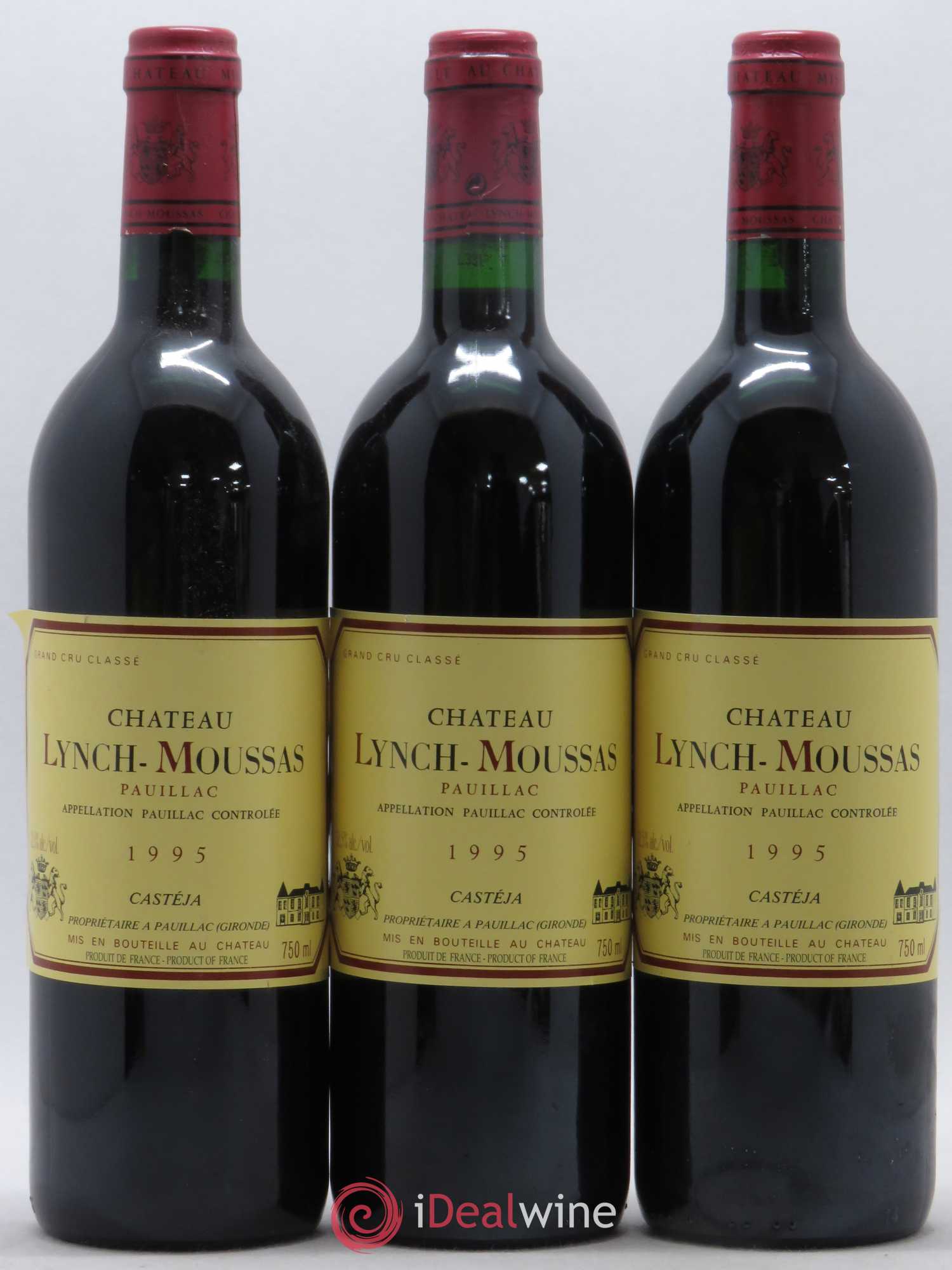 Château Lynch Moussas 5ème Grand Cru Classé 1995 - Lot de 12 bouteilles - 4