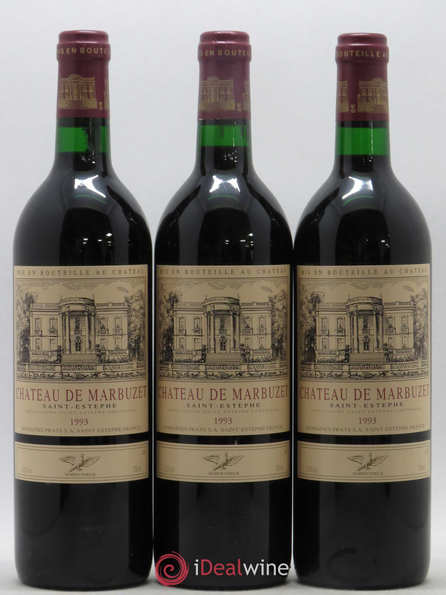 Château de Marbuzet Cru Bourgeois 1993 - Lot de 12 bouteilles - 2