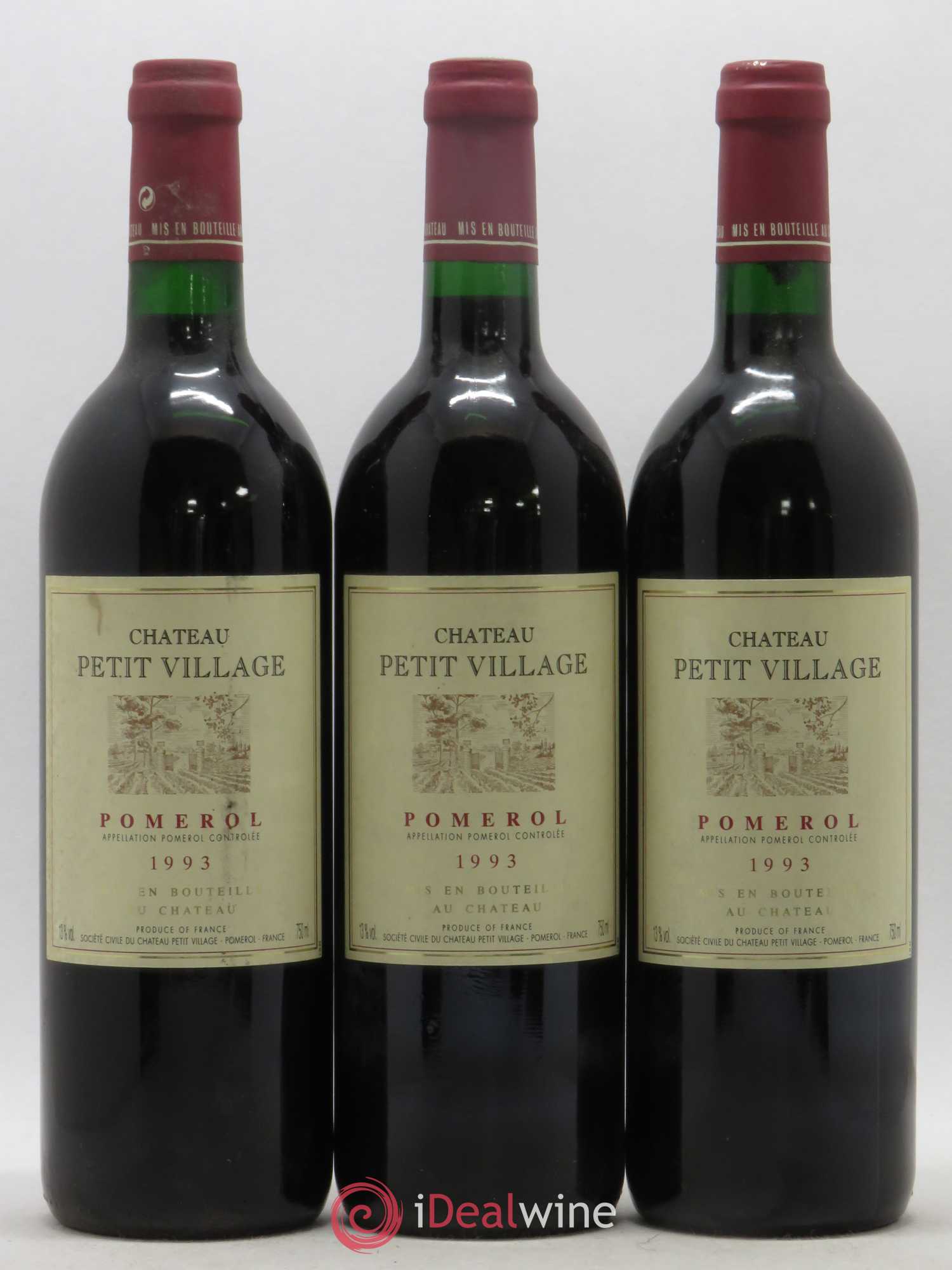 Château Petit Village 1993 - Lot de 6 bouteilles - 2