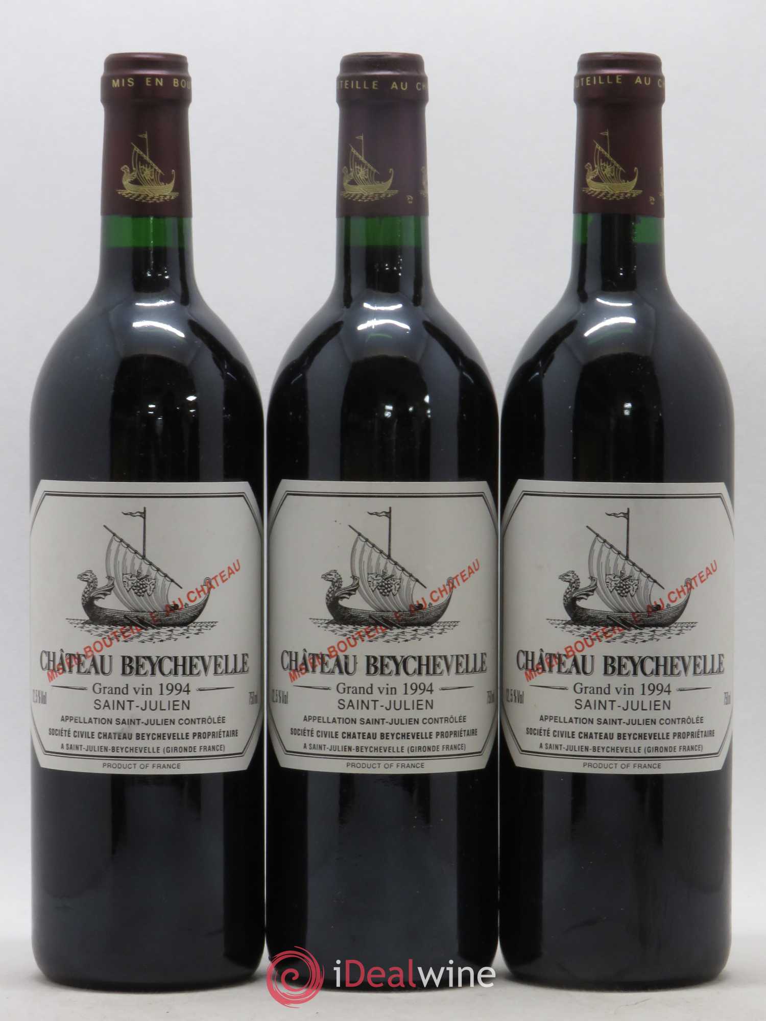 Château Beychevelle 4ème Grand Cru Classé 1994 - Lot de 6 bouteilles - 1