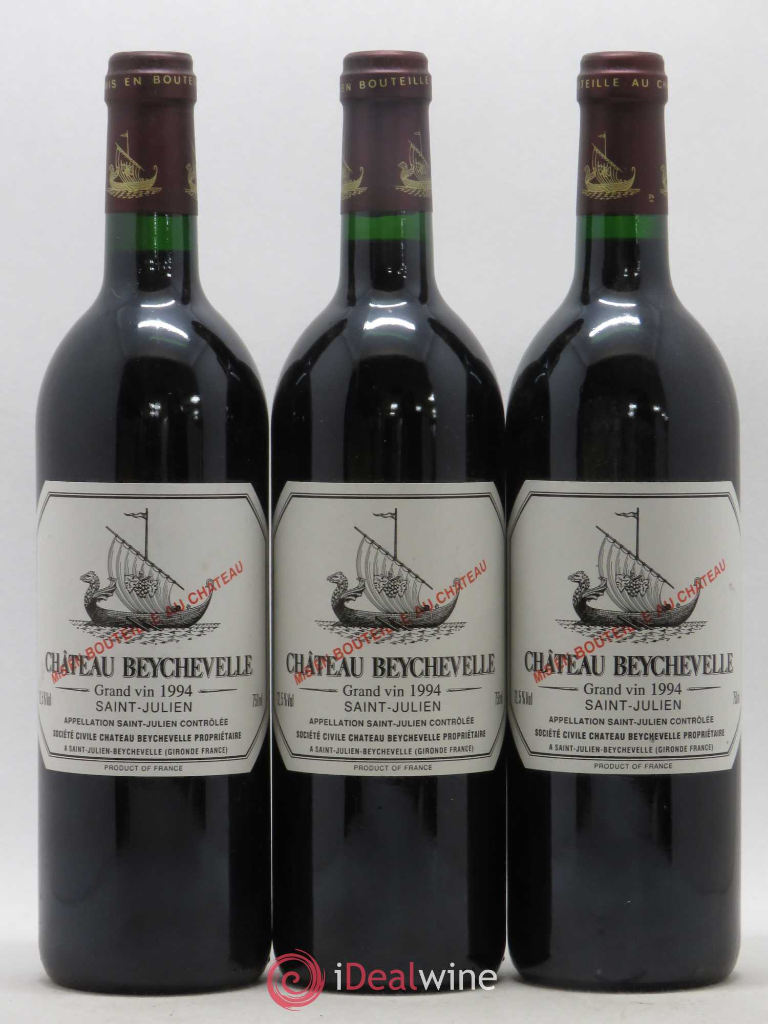 Château Beychevelle 4ème Grand Cru Classé 1994 - Lot de 6 bouteilles - 2