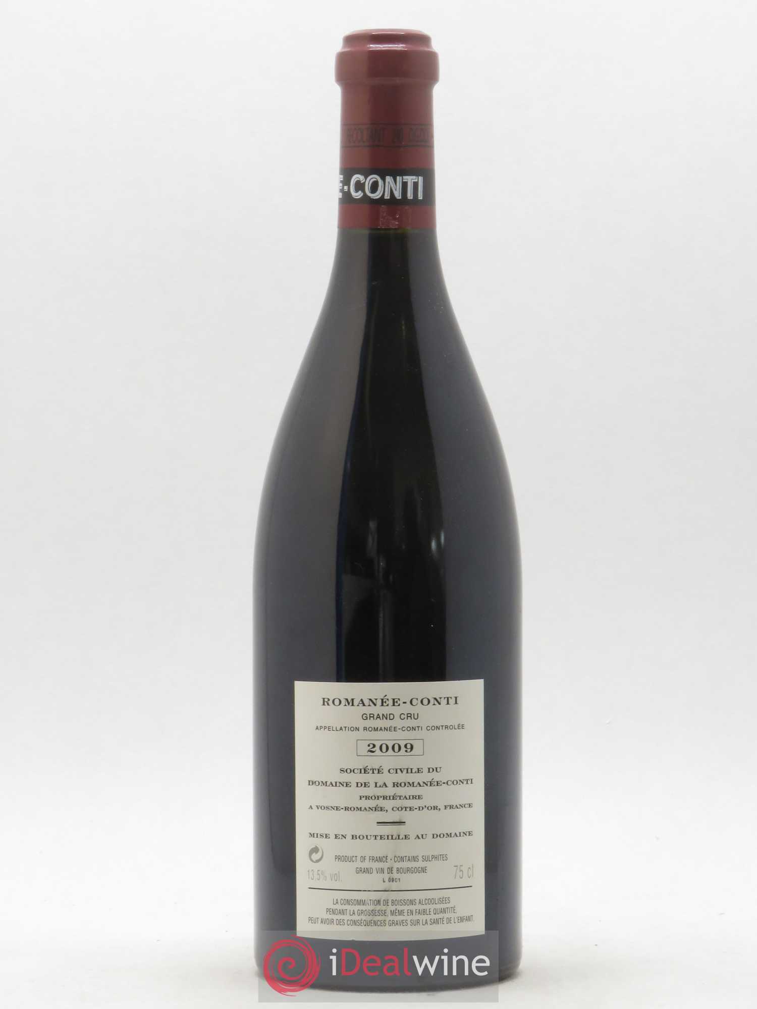 Romanée-Conti Grand Cru Domaine de la Romanée-Conti 2009 - Lot de 1 bouteille - 1