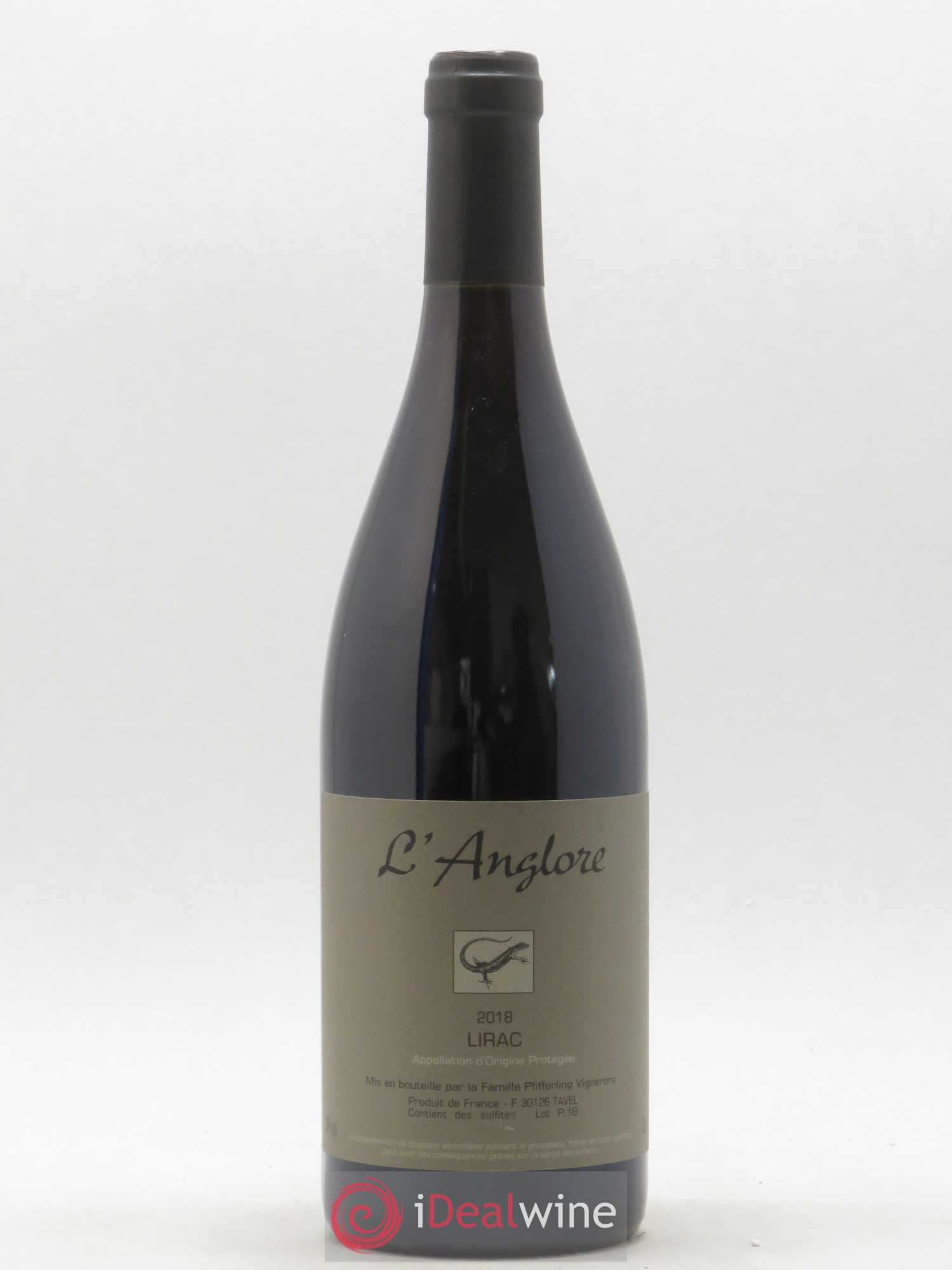 Lirac L'Anglore (sans prix de réserve) 2018 - Lot de 1 bouteille - 0