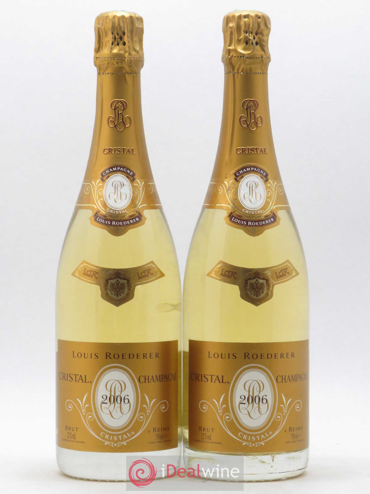 Cristal Louis Roederer (sans prix de réserve) 2006 - Lot de 2 bouteilles - 0