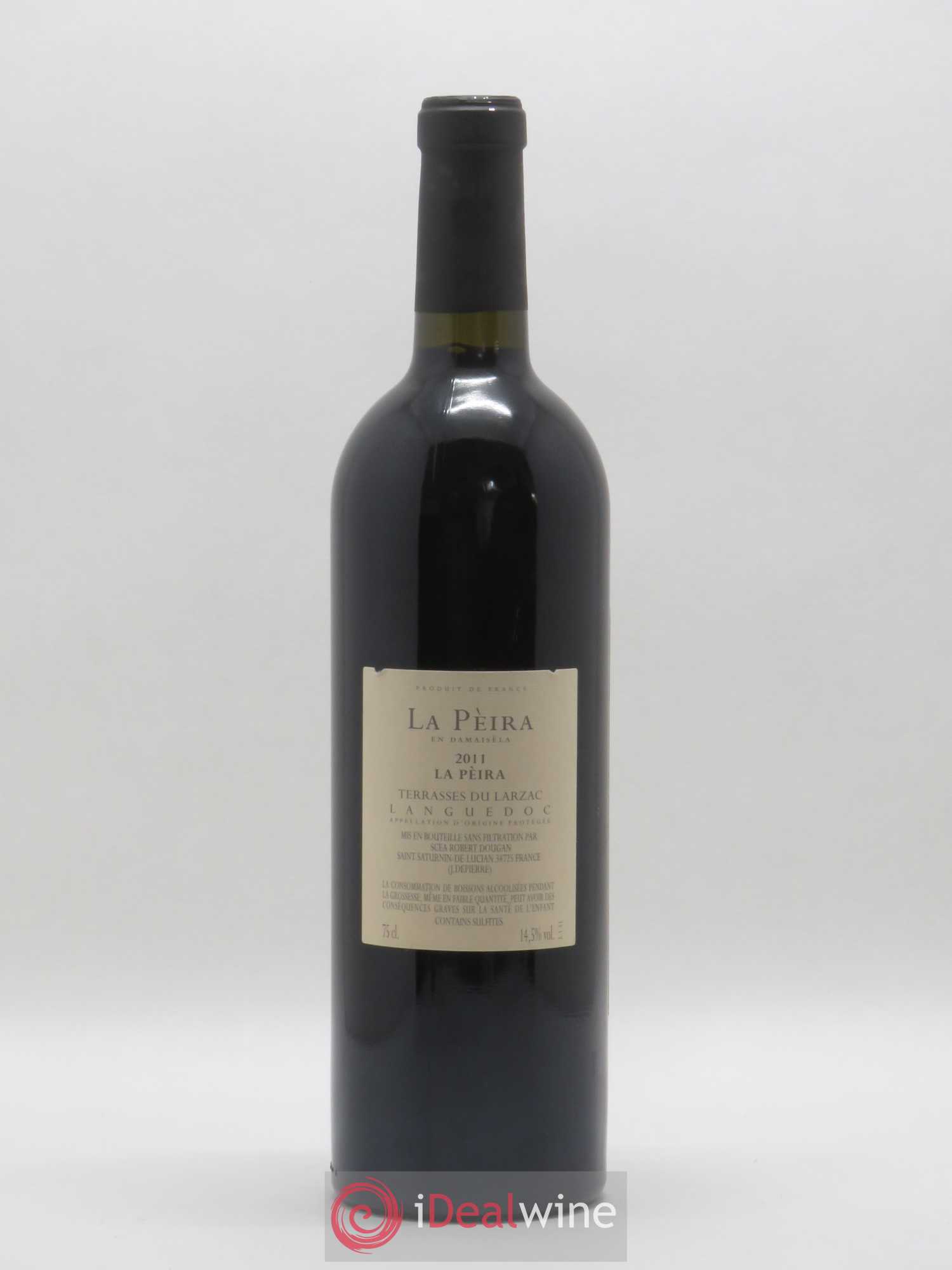 Terrasses du Larzac Domaine de La Pèira en Damaisèla La Pèira Karine Ahton et Robert Dougan (sans prix de réserve) (sans prix de réserve) 2011 - Lot de 1 bouteille - 1