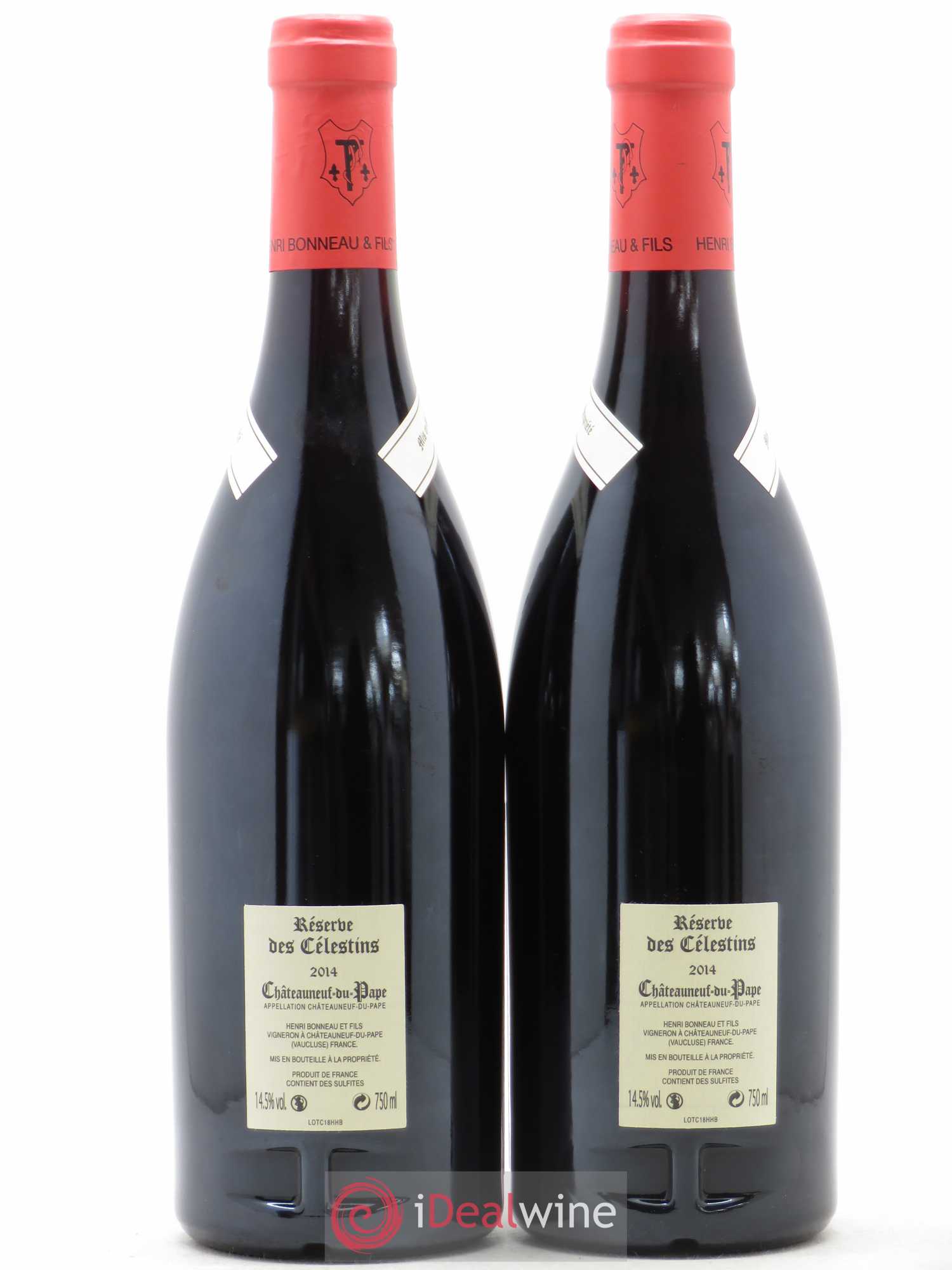 Châteauneuf-du-Pape Réserve des Célestins Henri Bonneau & Fils 2014 - Lot de 2 bouteilles - 1