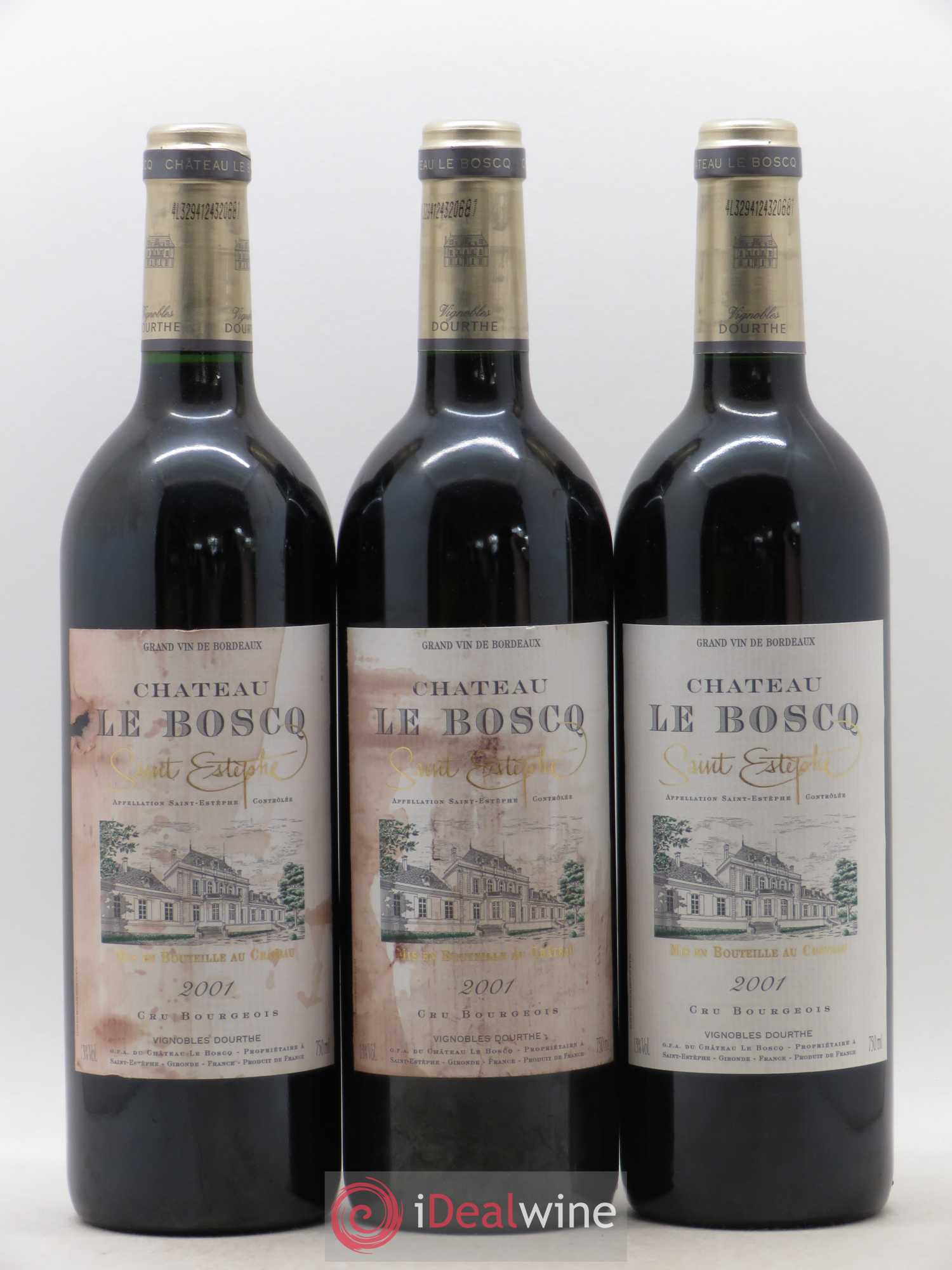 Château le Boscq Cru Bourgeois  (sans prix de réserve) 2001 - Lot de 6 bouteilles - 2