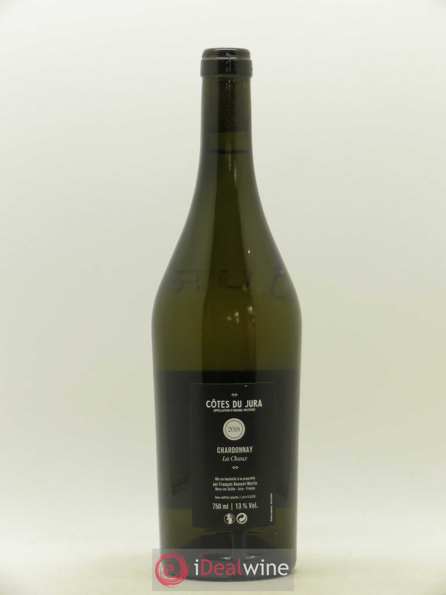 Côtes du Jura La Chaux François Rousset Martin (sans prix de réserve) 2018 - Lot de 1 bouteille - 1