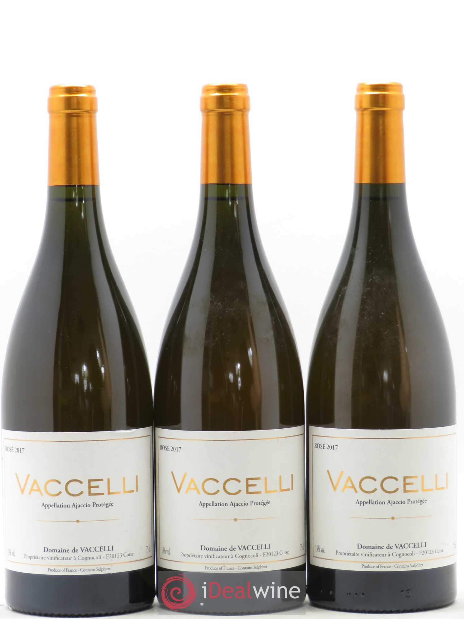 Ajaccio Tradition Vaccelli (senza prezzo di riserva) 2017 - Lotto di 3 bottiglie - 0