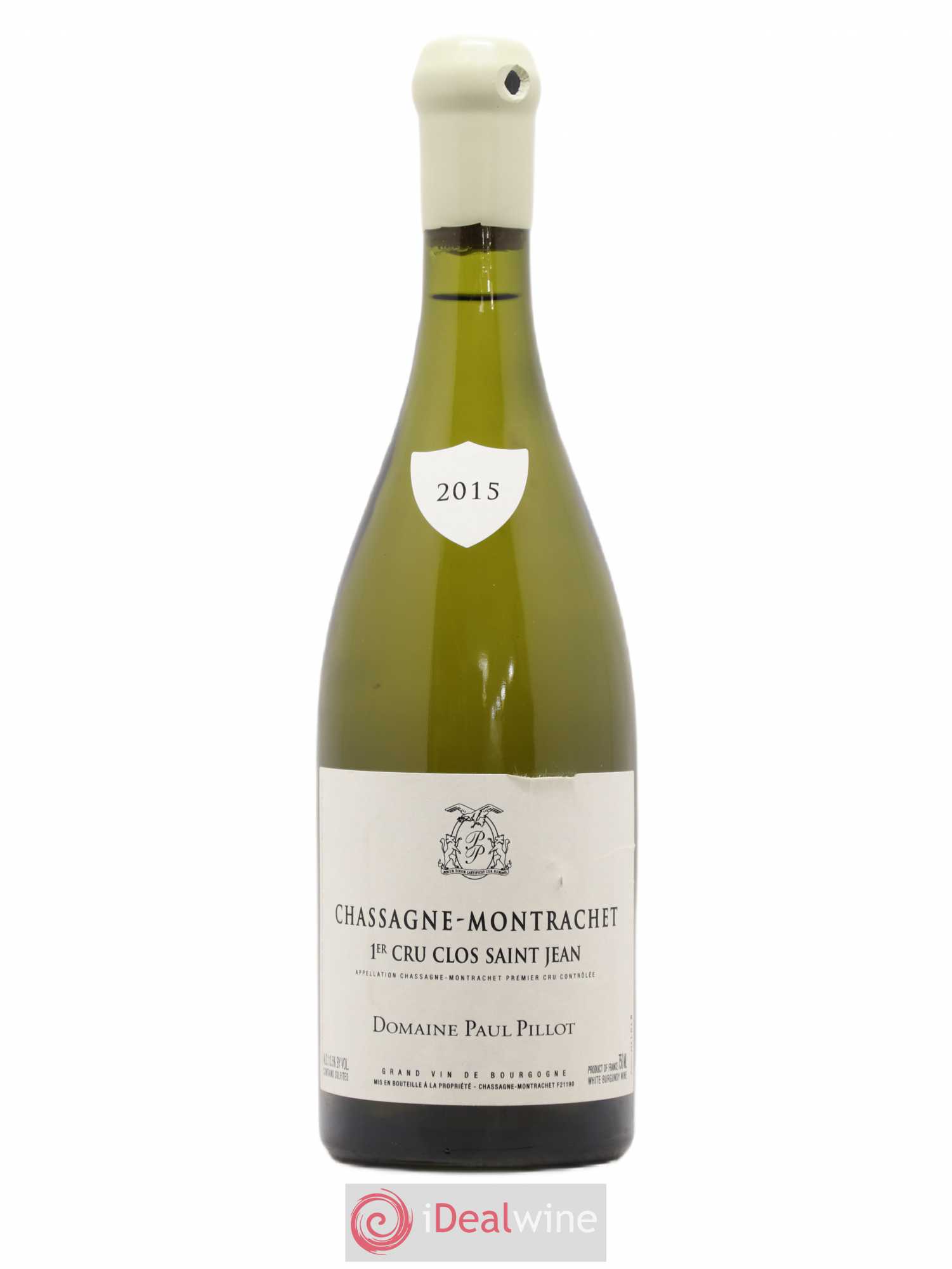 Chassagne-Montrachet 1er Cru Clos Saint-Jean Paul Pillot (Domaine) (sans prix de réserve) 2015 - Lot de 1 bouteille - 0