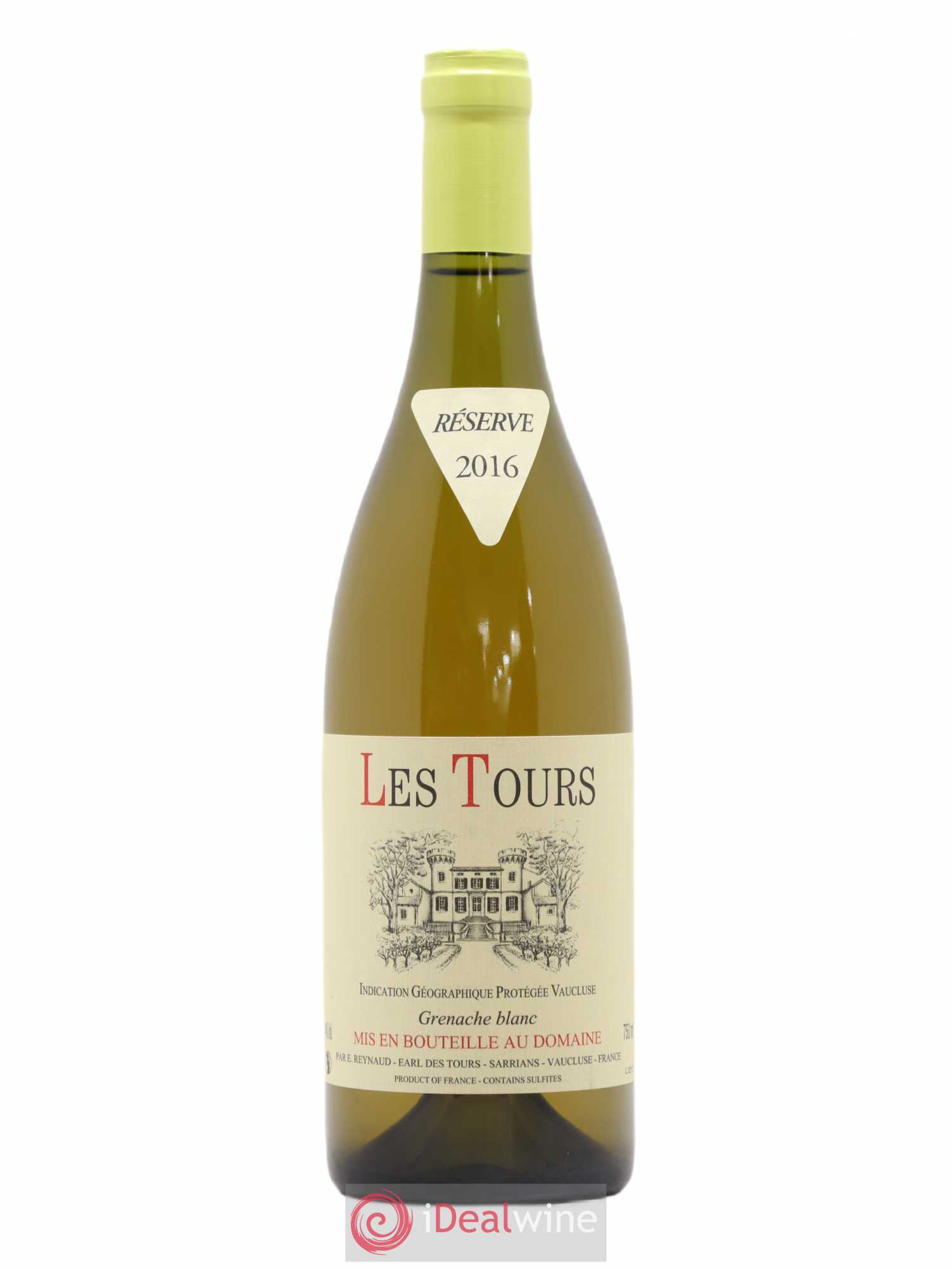 Vaucluse (Vin de Pays de Vaucluse) Les Tours Grenache Blanc Emmanuel Reynaud (sans prix de réserve) 2016 - Lot de 1 bouteille - 0