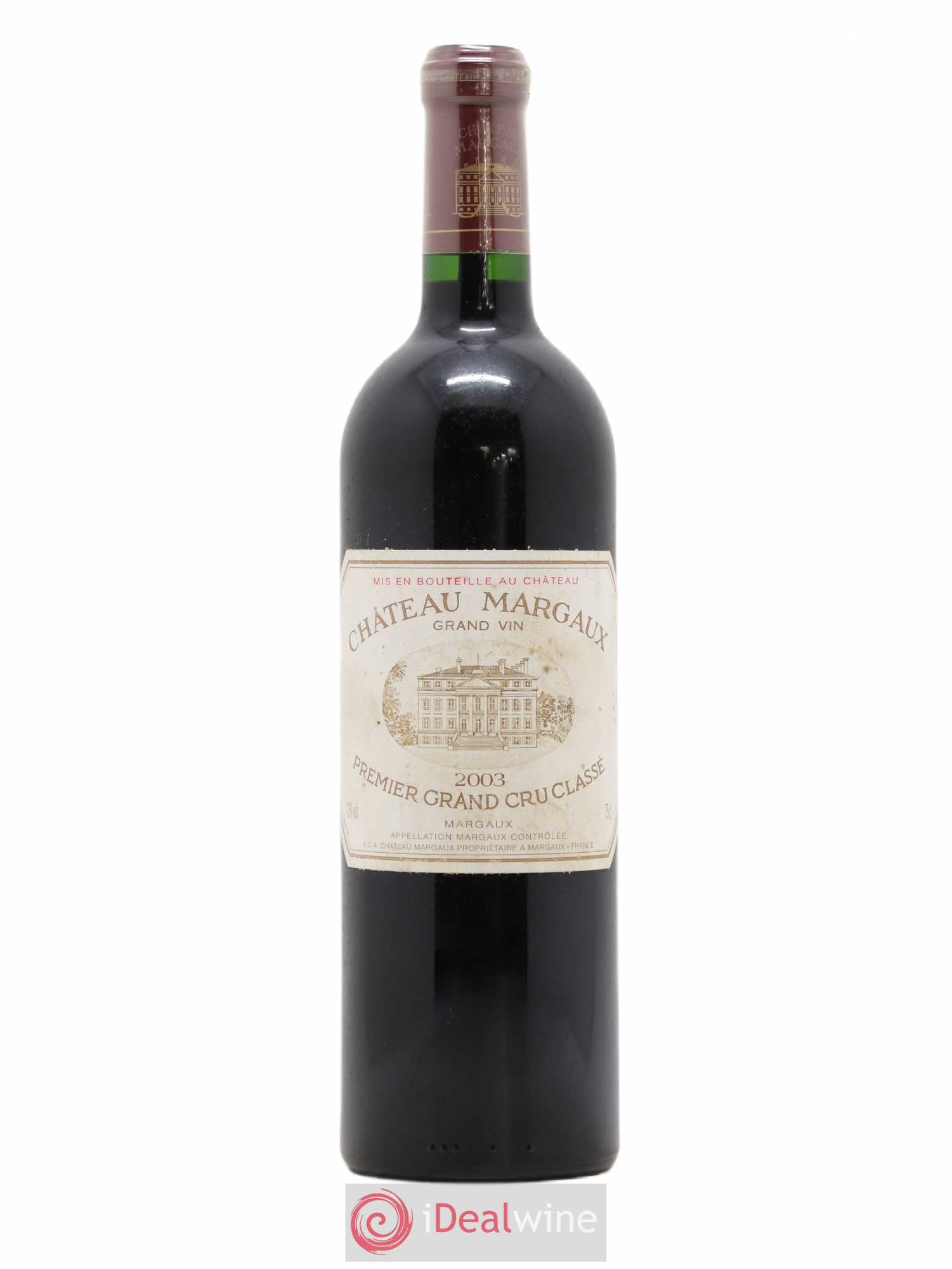 Château Margaux 1er Grand Cru Classé 2003 - Lot de 1 bouteille - 0