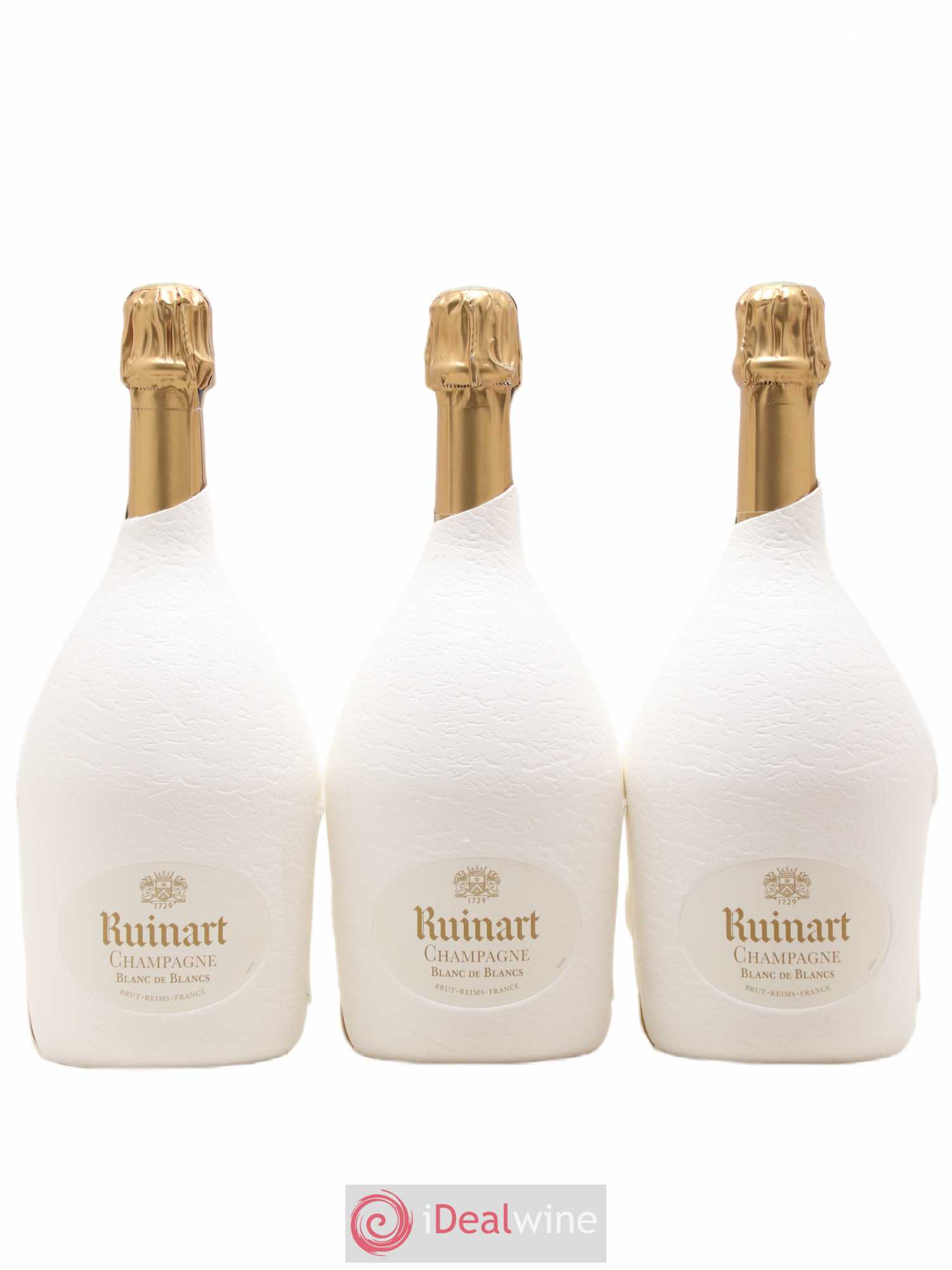 Blanc de Blancs Brut Ruinart (sans prix de réserve) - Lot de 3 bouteilles - 0