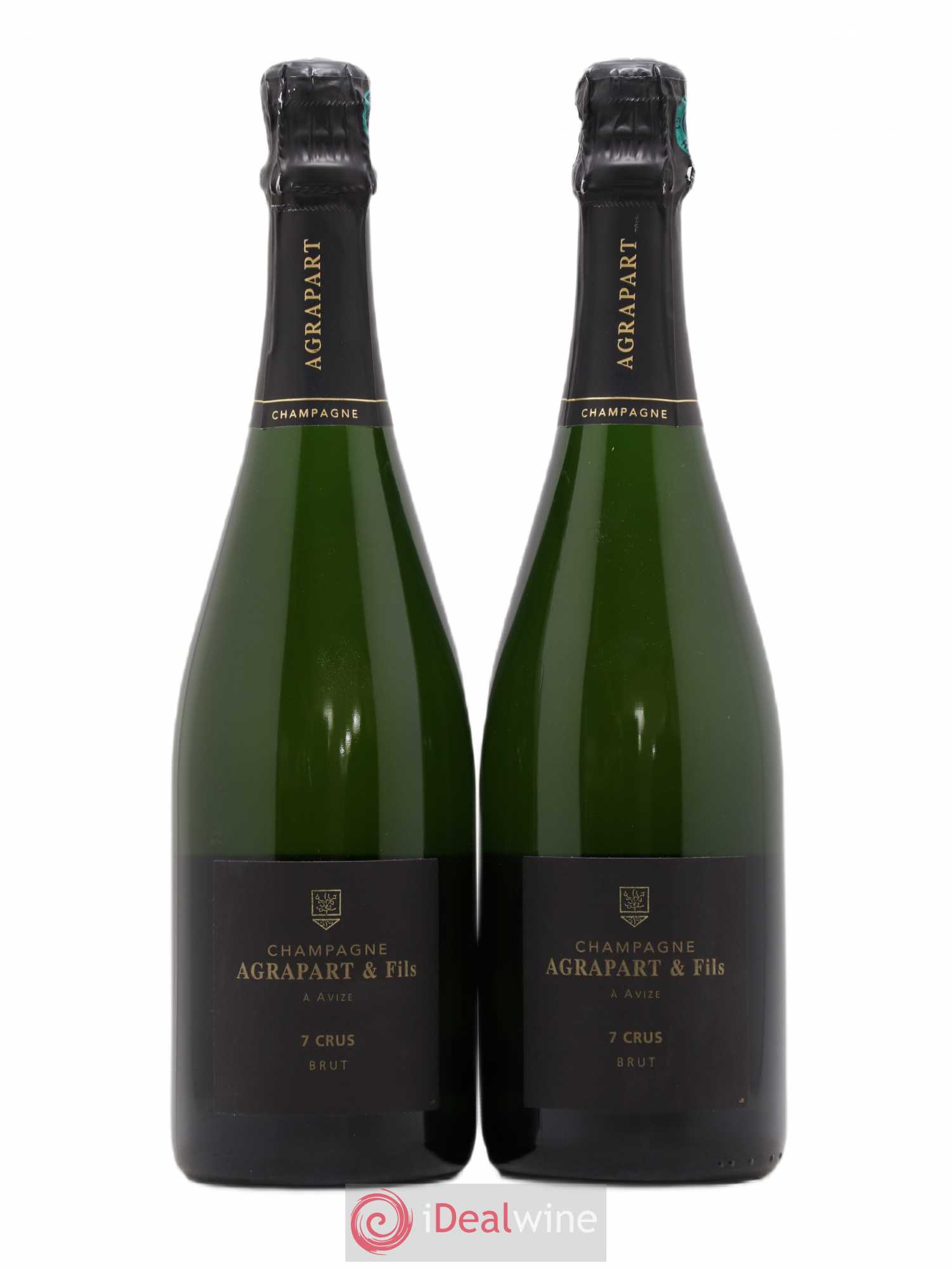 7 Crus Brut Agrapart & Fils (sans prix de réserve) - Lot de 2 bouteilles - 0