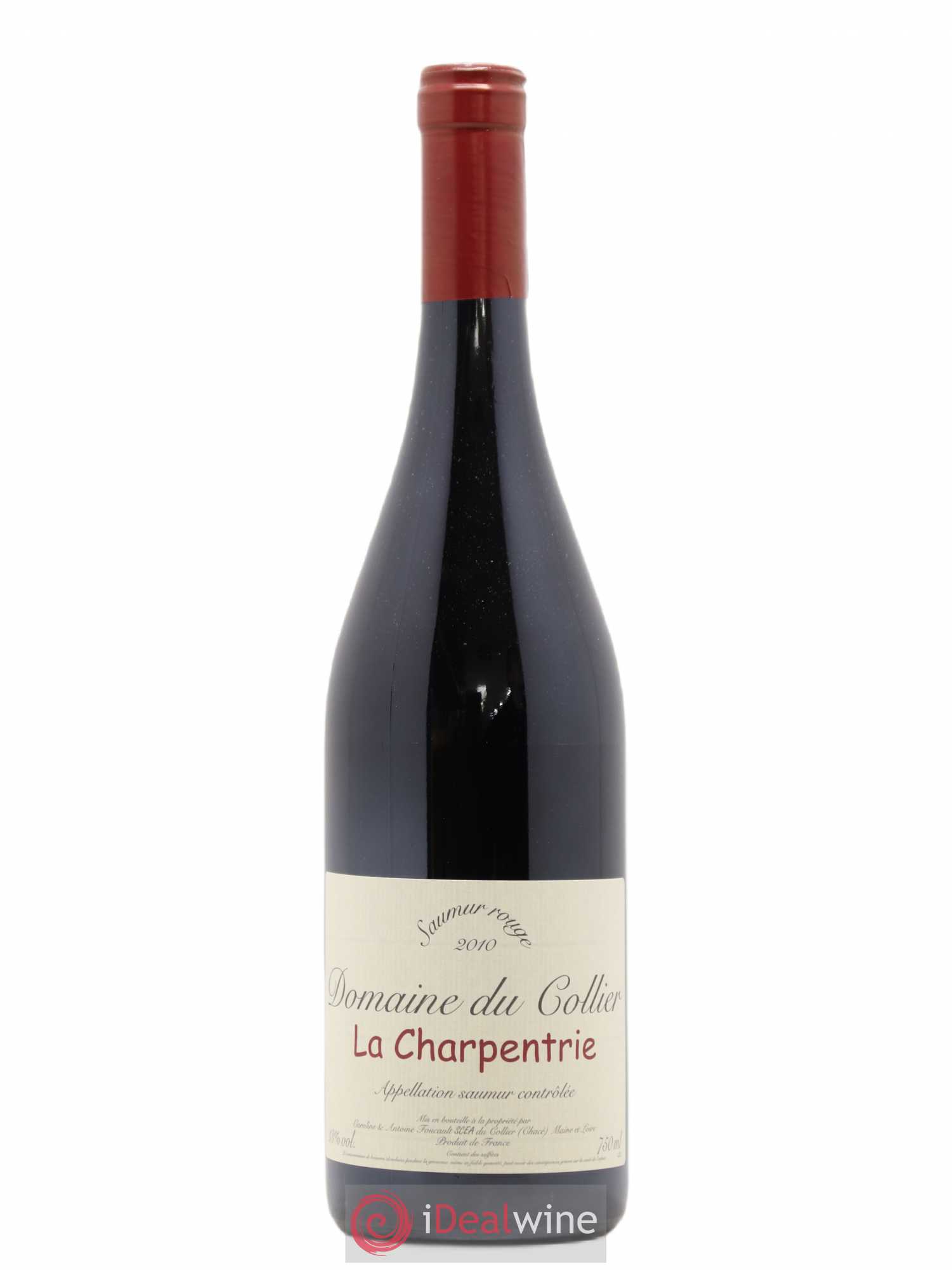 Saumur La Charpentrie Domaine du Collier (sans prix de réserve) 2010 - Lot de 1 bouteille - 0