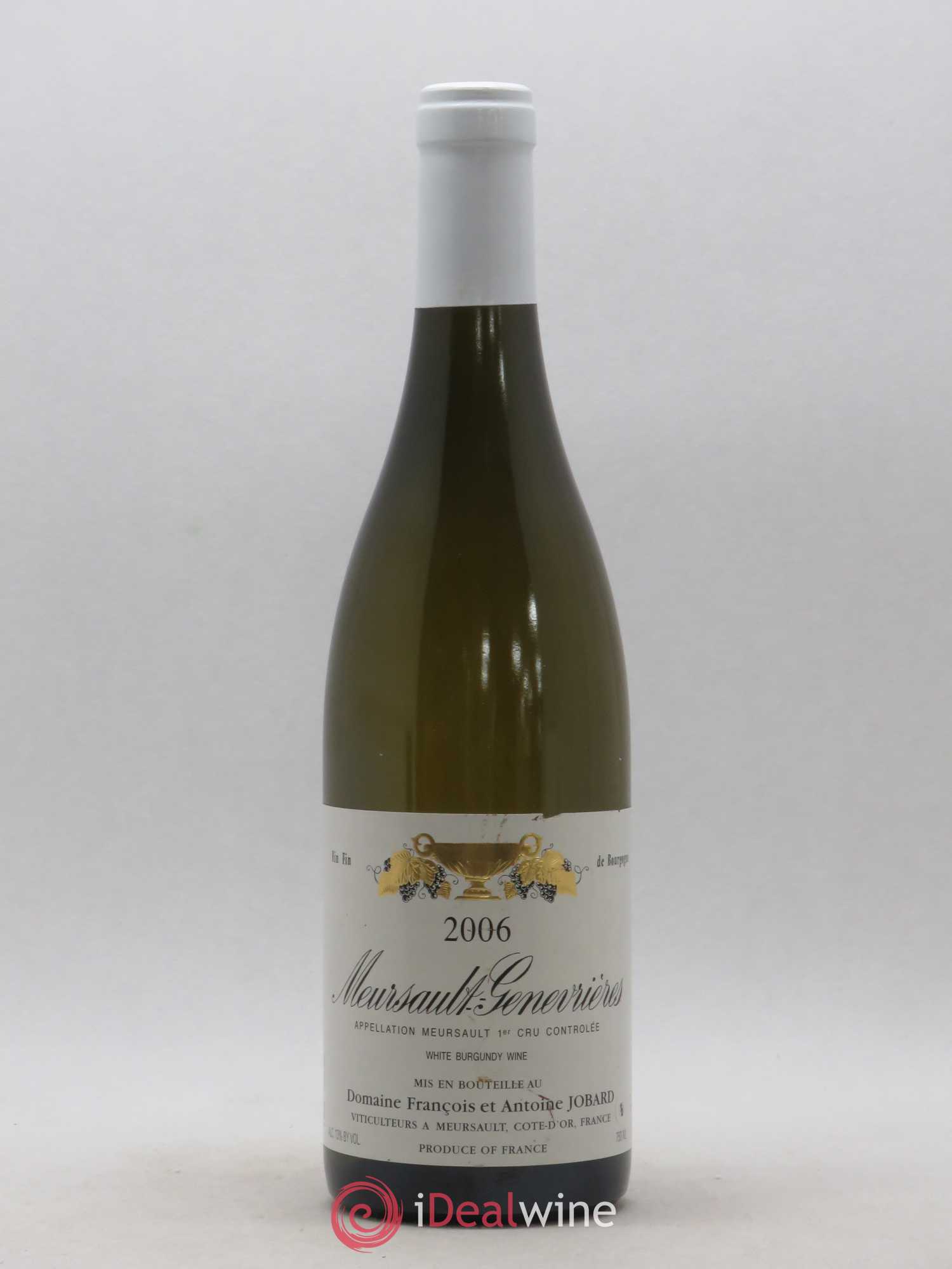 Meursault 1er Cru Genevrières François et Antoine Jobard (Domaine) (sans prix de réserve) 2006 - Lot de 1 bouteille - 0