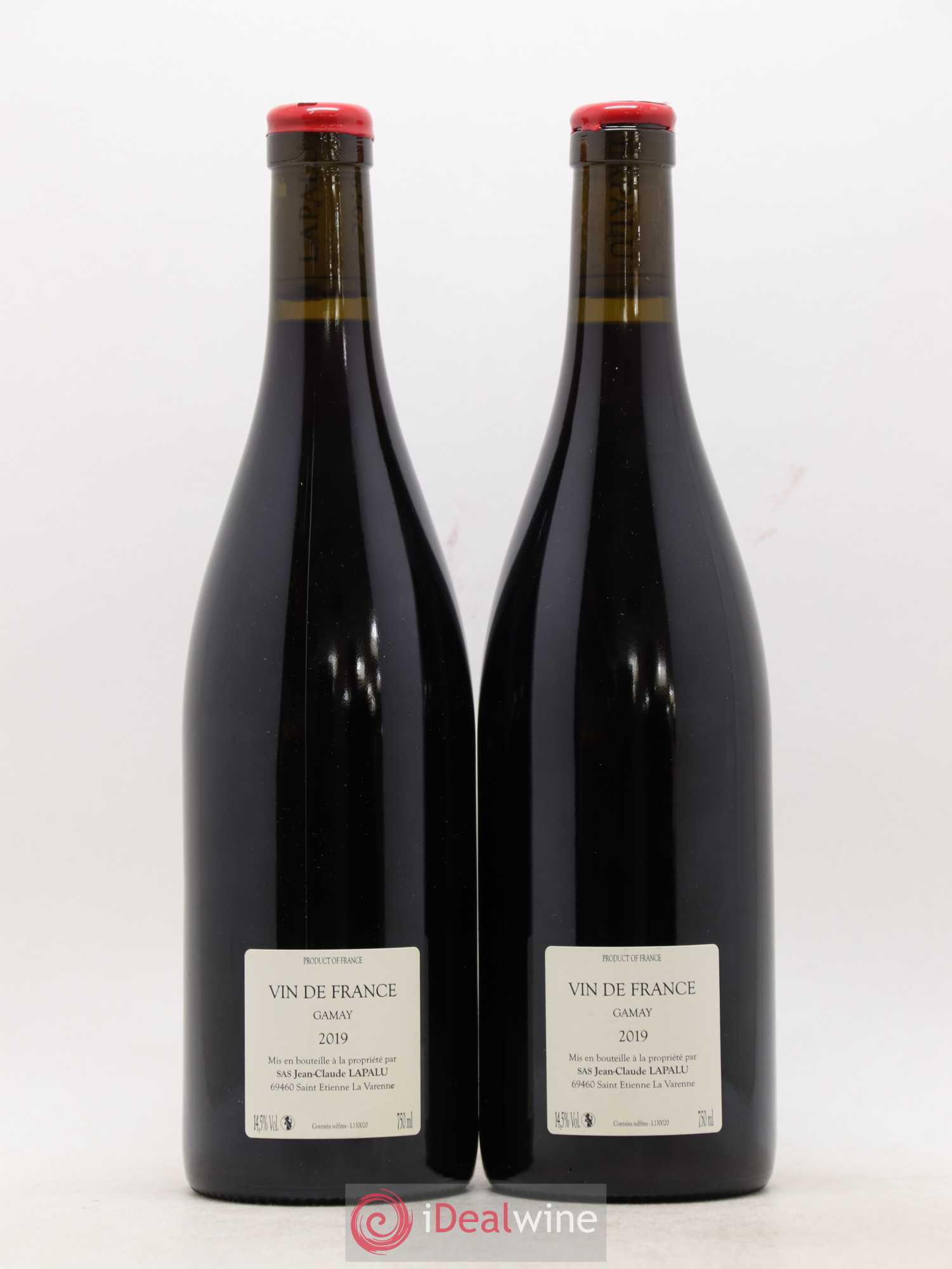 Vin de France Alma Mater Jean-Claude Lapalu (sans prix de réserve) 2019 - Lot de 2 bouteilles - 1