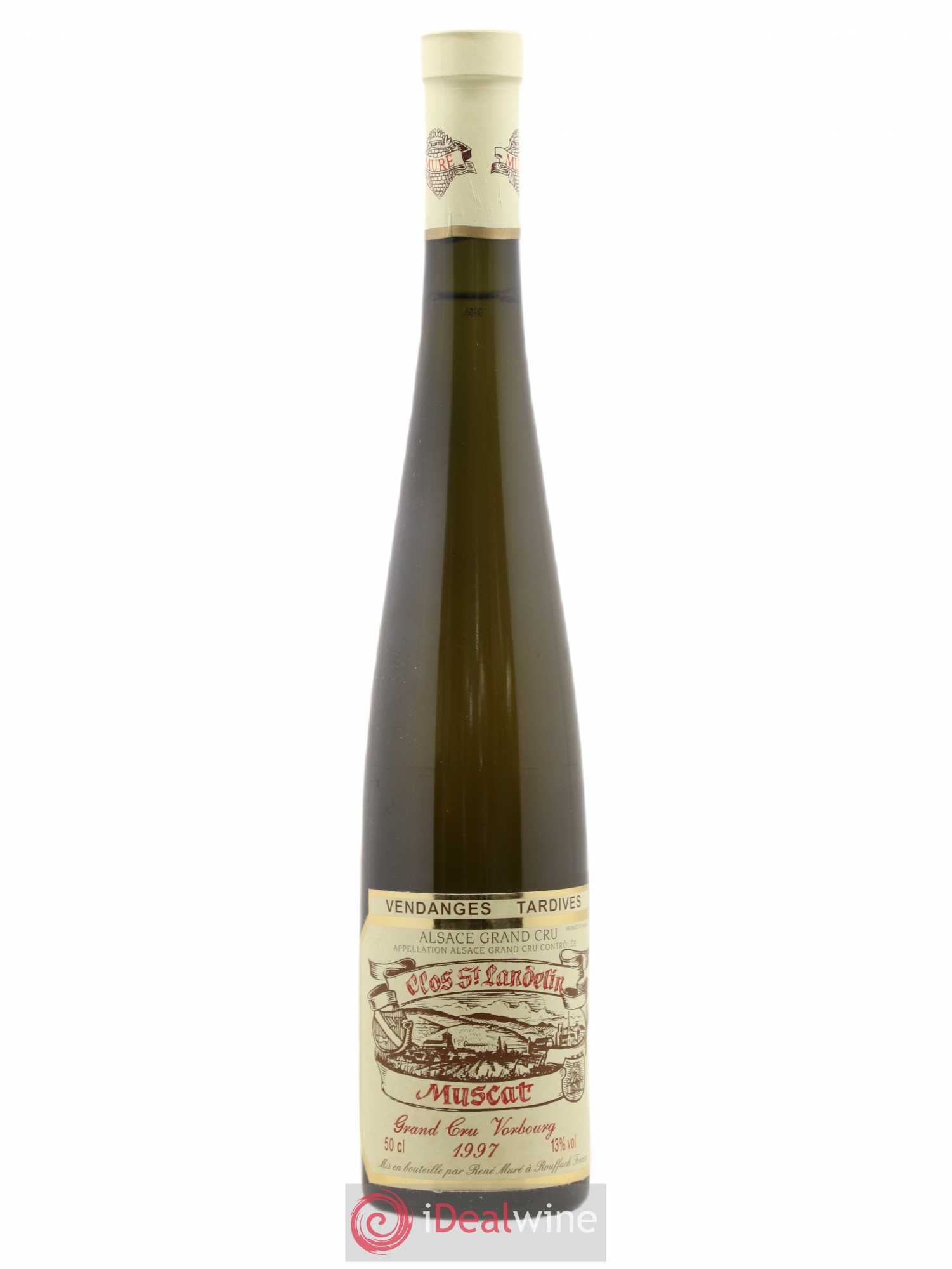 Alsace Muscat Vendanges Tardives Grand Cru Vorbourg Clos Saint Landelin René Muré 50cl (sans prix de réserve) 1997 - Posten von 1 Flasche - 0