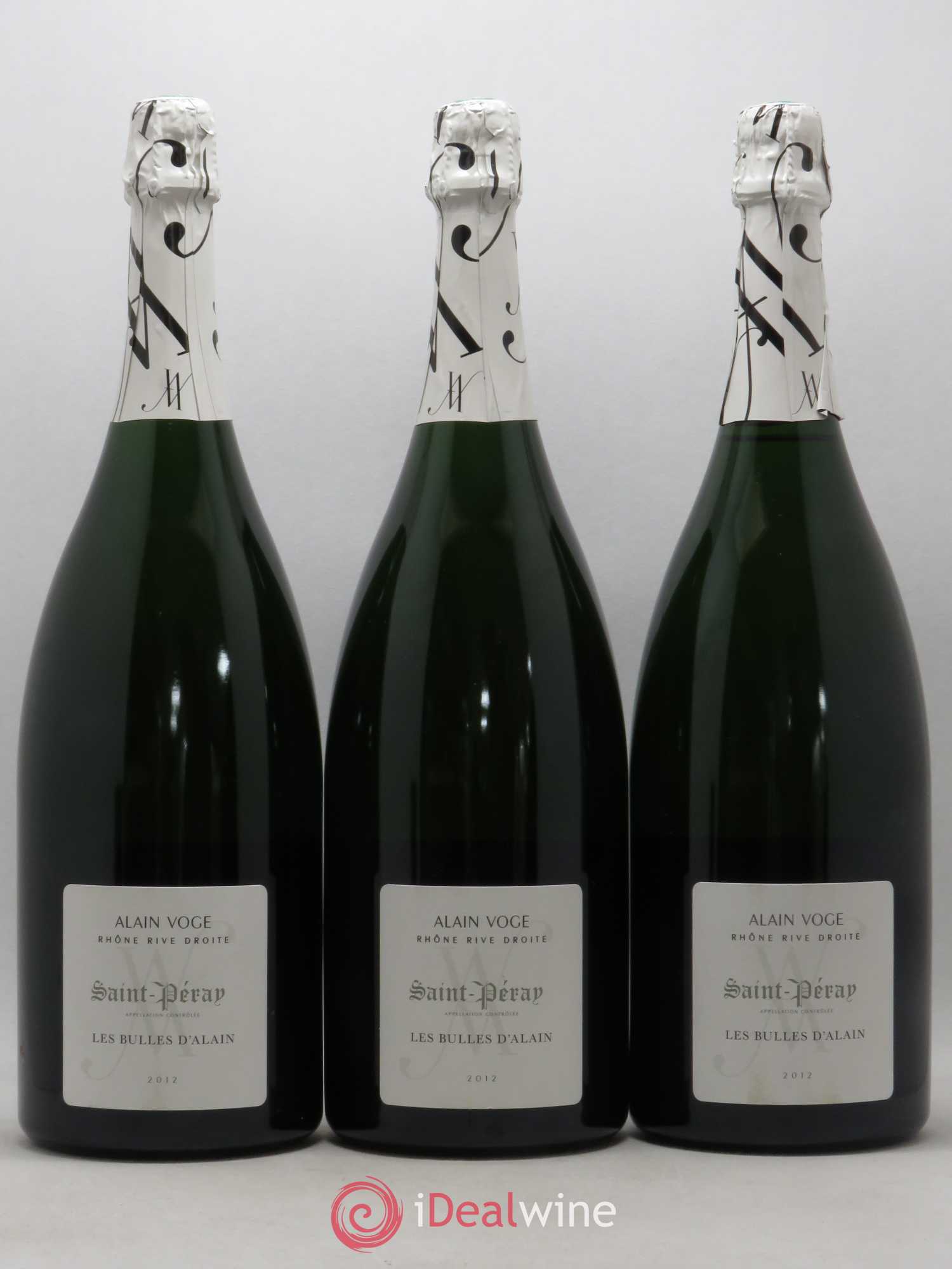 Saint-Péray Les Bulles d'Alain Alain Voge (Domaine) (sans prix de réserve) 2012 - Lot de 3 magnums - 0