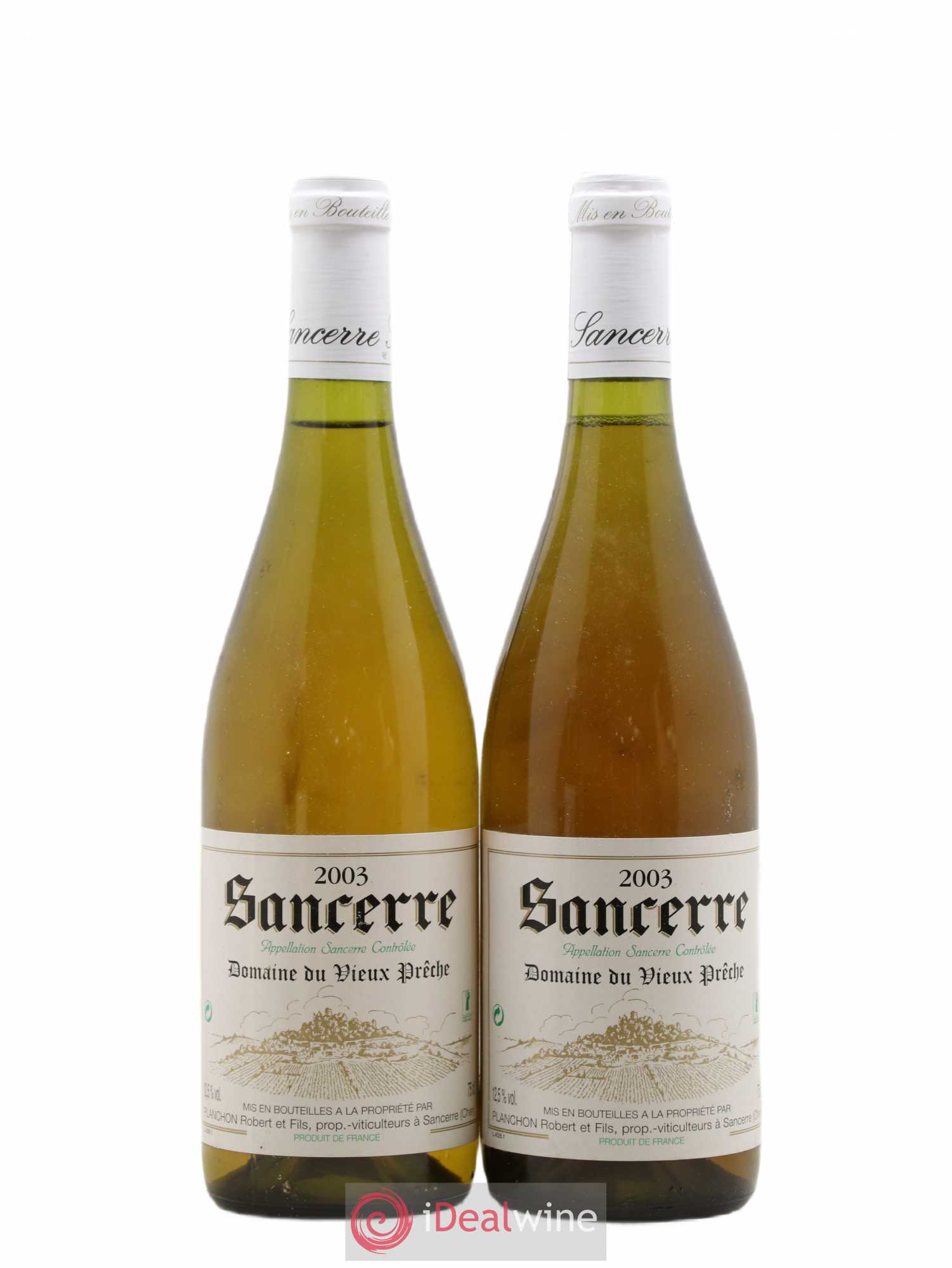 Sancerre Vieux Preche (sans prix de réserve) 2003 - Posten von 2 Flaschen - 0