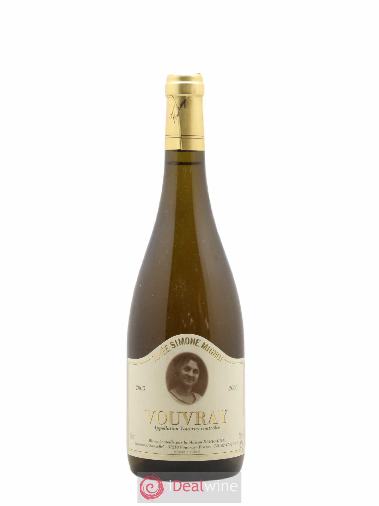 Vouvray Cuvee Simone Mignot Pierre Darragon (sans prix de réserve) 2005 - Posten von 1 Flasche - 0