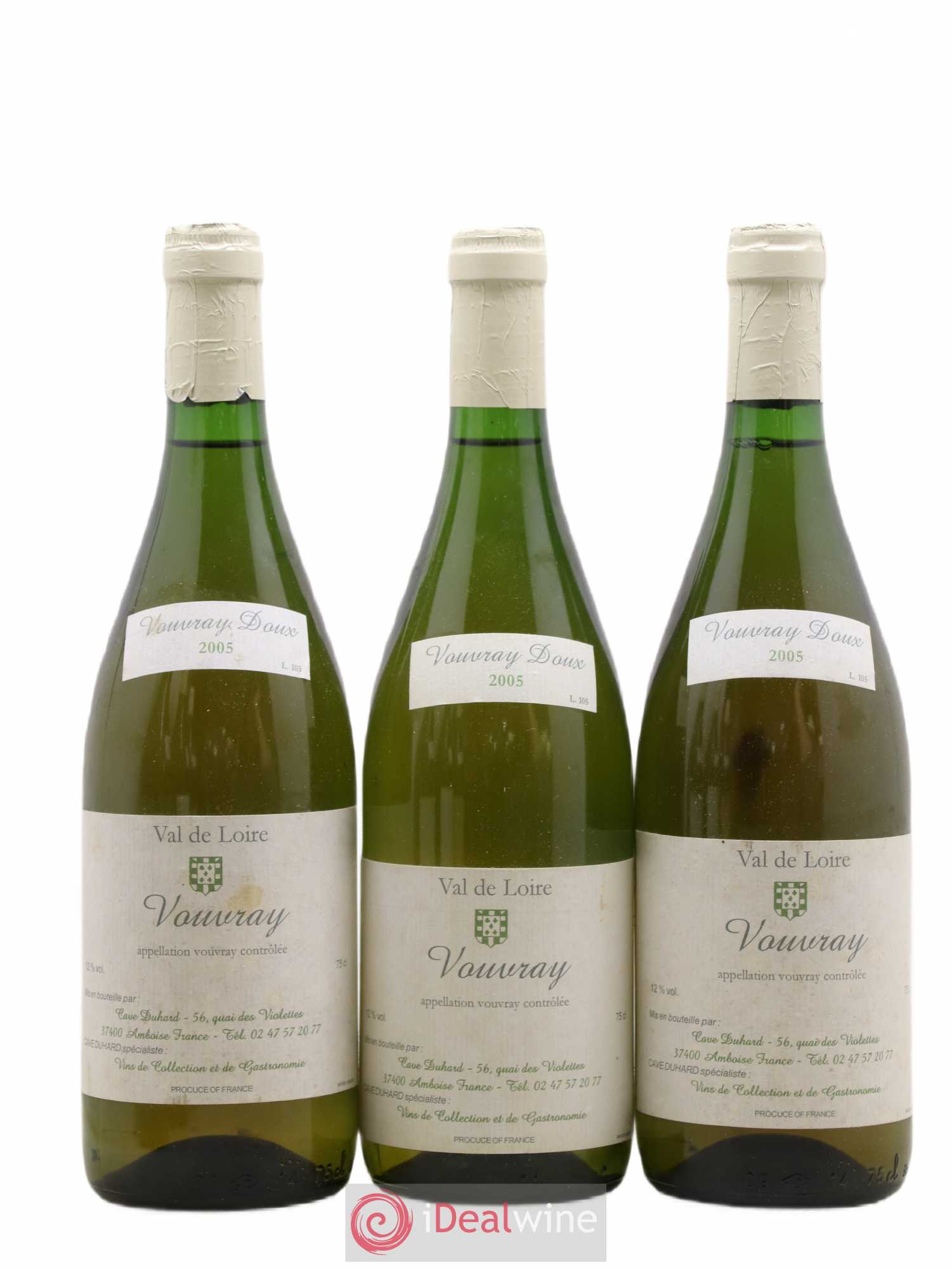 Vouvray Duhart (sans prix de réserve) 2005 - Lotto di 3 bottiglie - 0