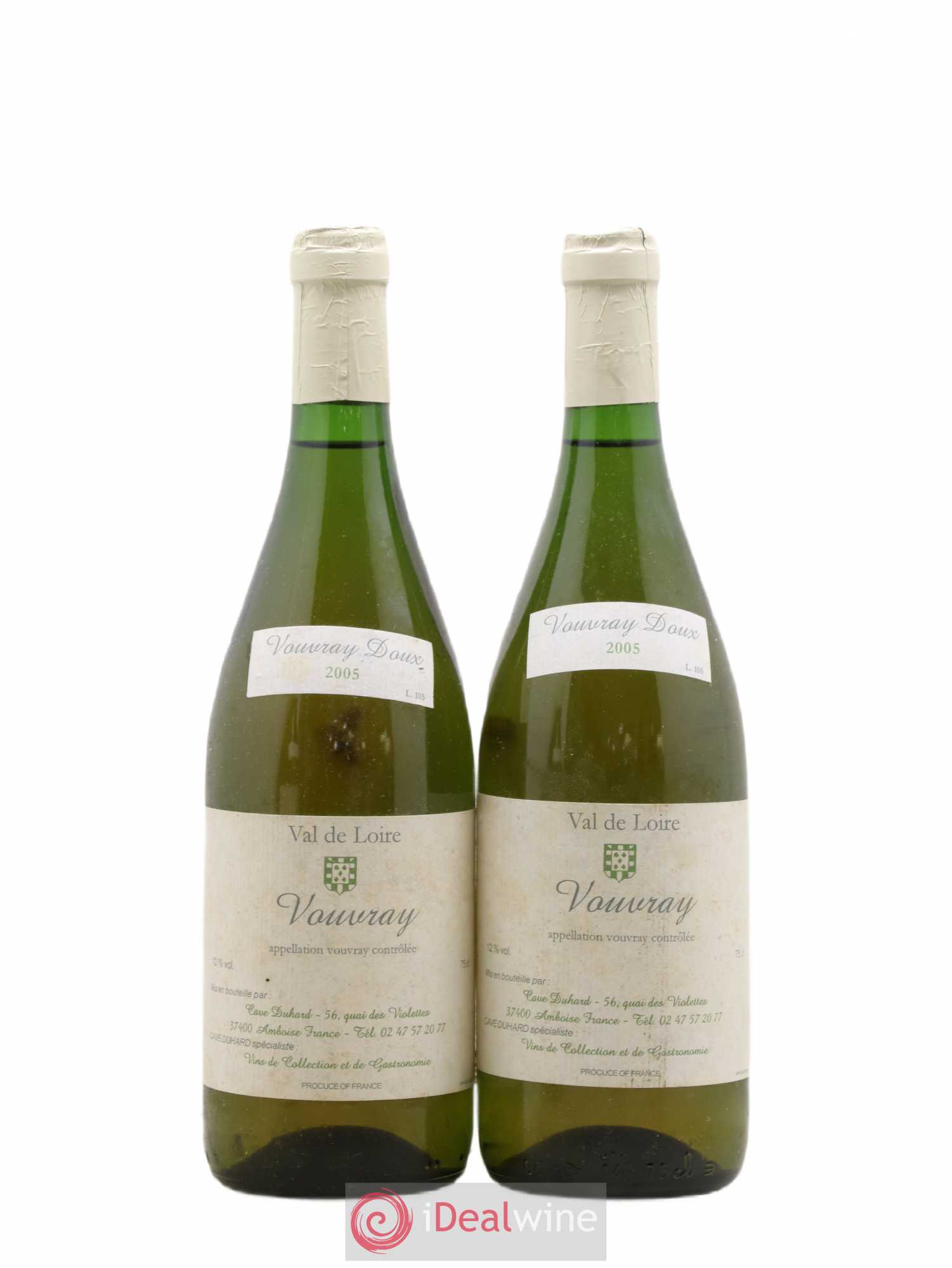 Vouvray Duhart (sans prix de réserve) 2005 - Lotto di 2 bottiglie - 0
