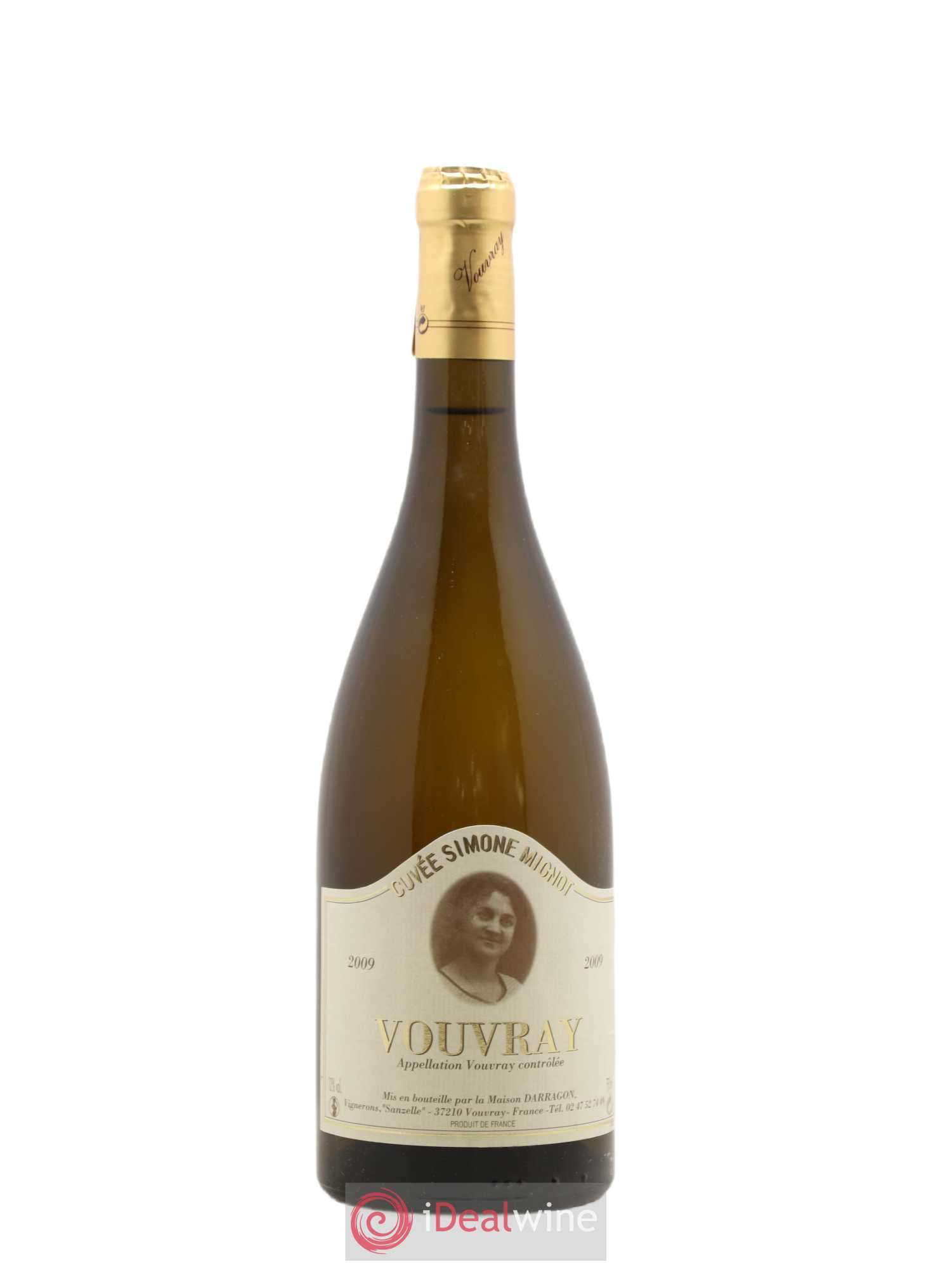 Vouvray Cuvee Simone Mignot Pierre Darragon (sans prix de réserve) 2009 - Posten von 1 Flasche - 0