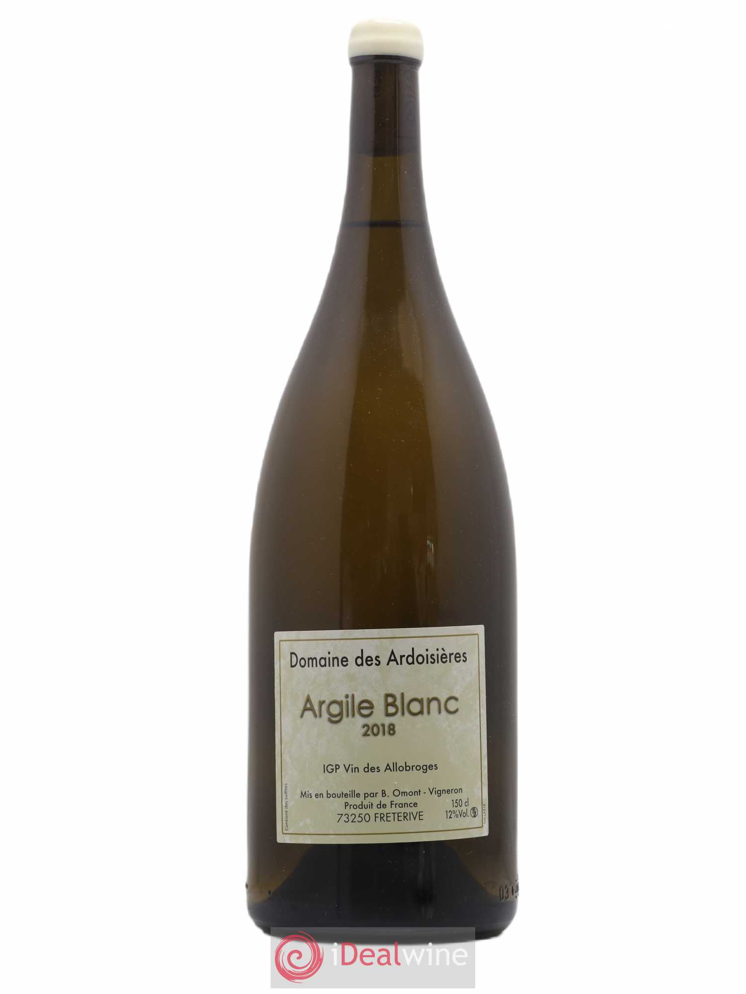 Vin des Allobroges Saint-Pierre-de-Soucy Argile Ardoisières (Domaine des) (sans prix de réserve) 2018 - Lot de 1 magnum - 0