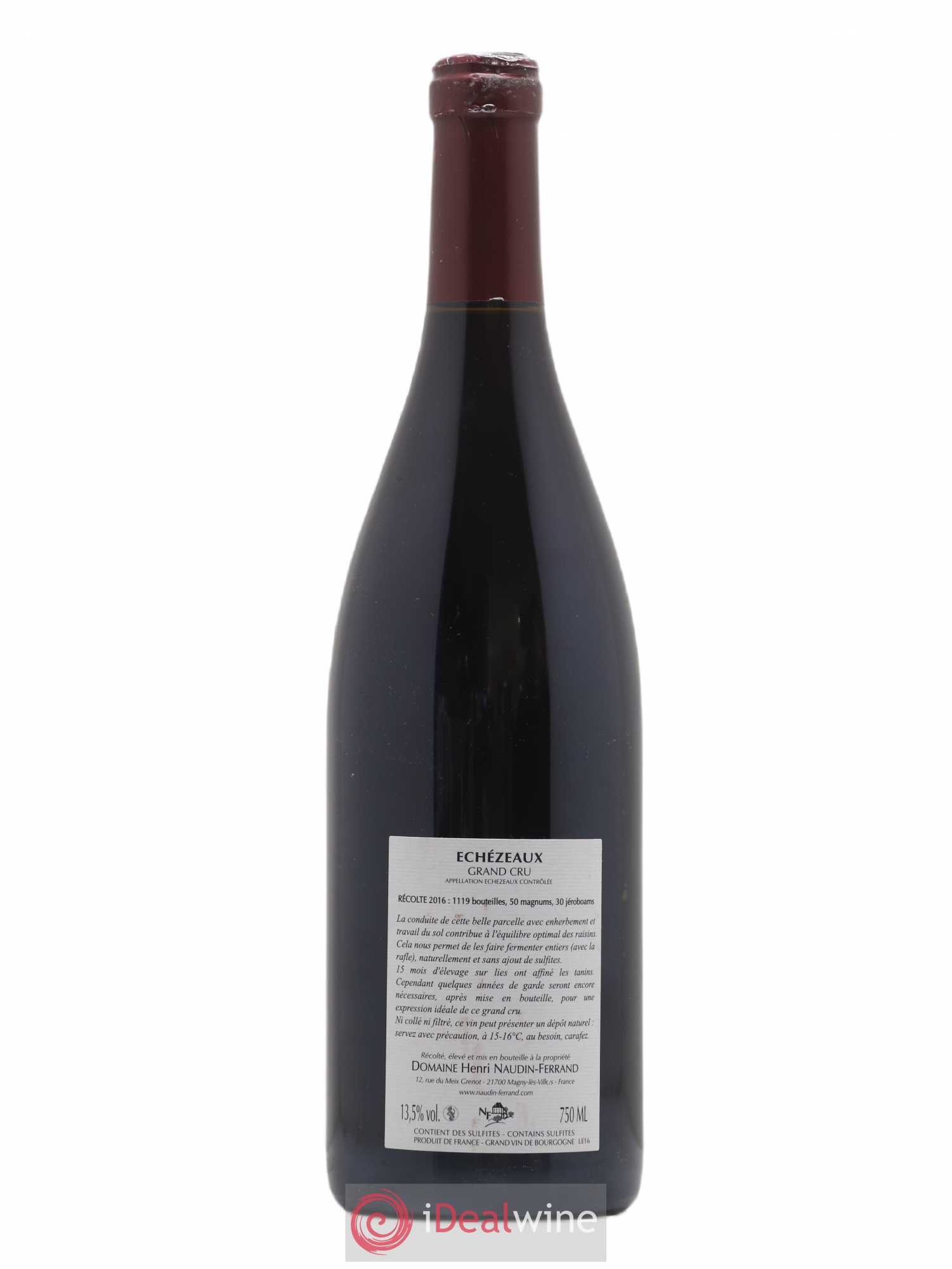 Echezeaux Grand Cru Naudin-Ferrand (Domaine)  (senza prezzo di riserva) 2016 - Lotto di 1 bottiglia - 1