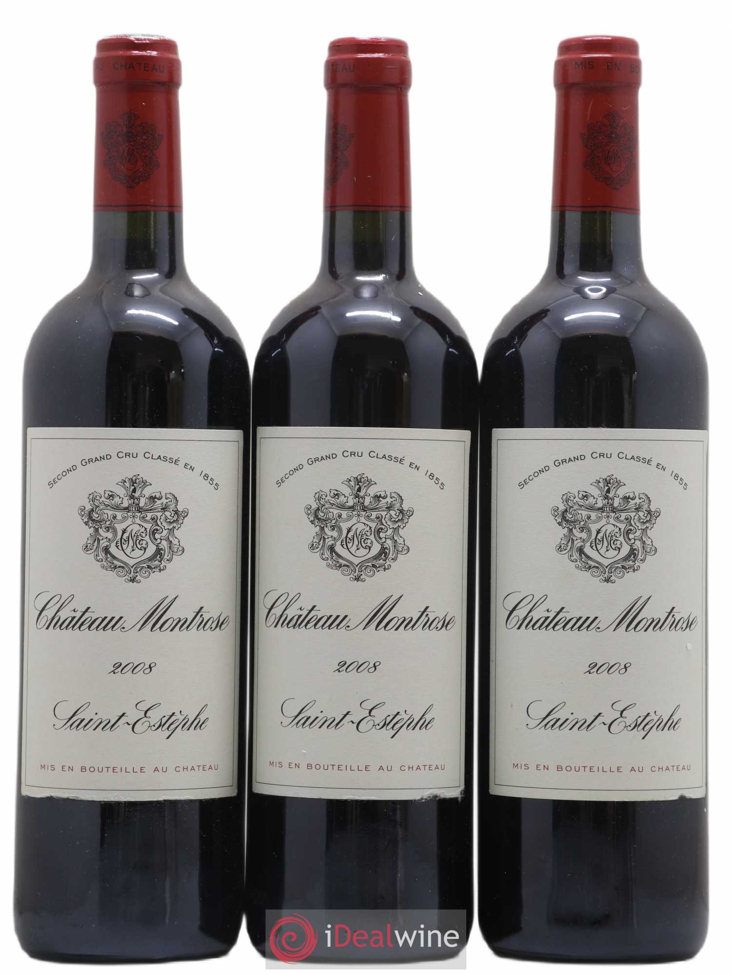Château Montrose 2ème Grand Cru Classé (sans prix de réserve) 2008 - Lot de 3 bouteilles - 0