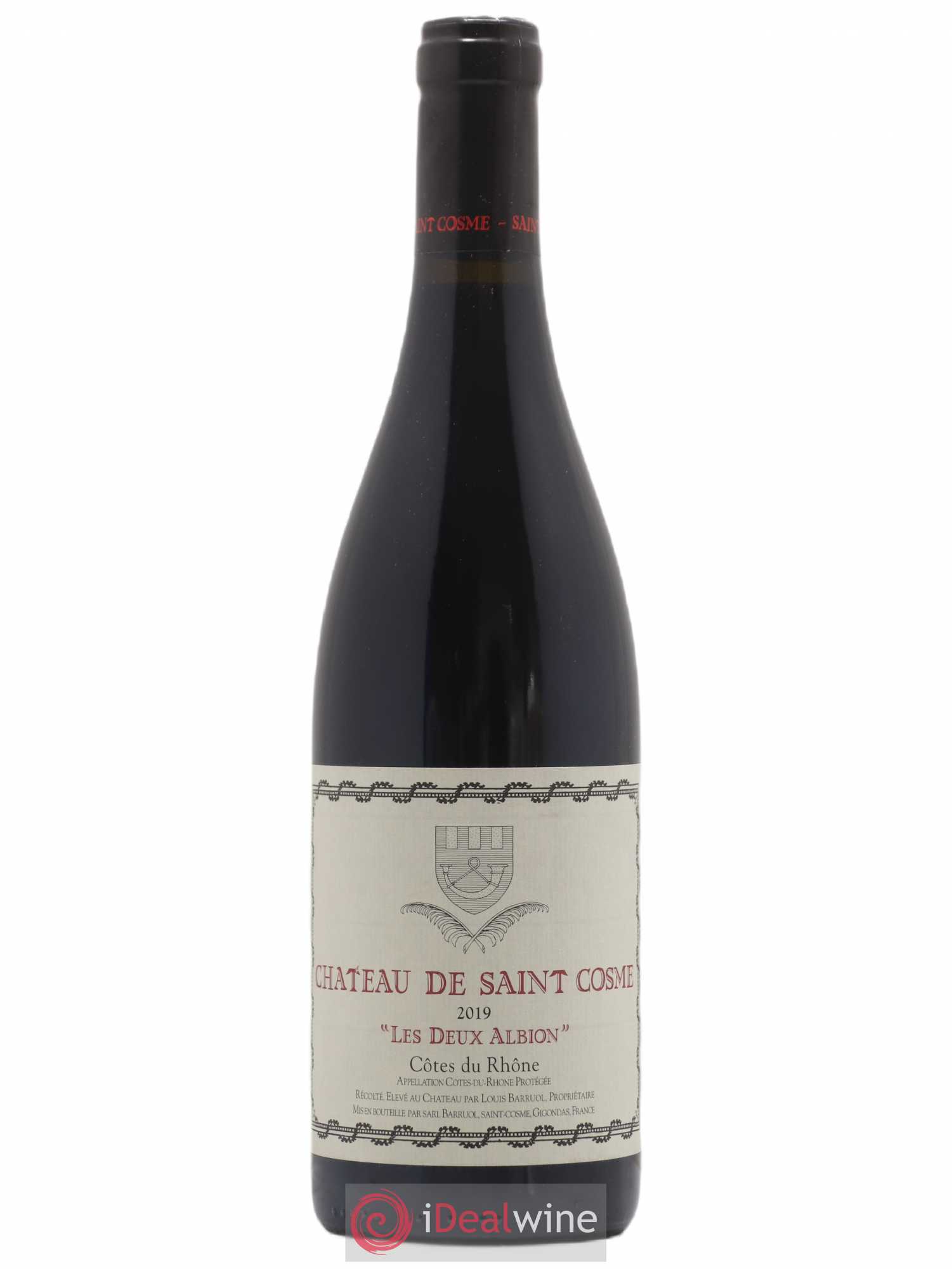 Côtes-du-Rhône Les Deux Albion Saint Cosme (sans prix de réserve) 2019 - Lot de 1 bouteille - 0
