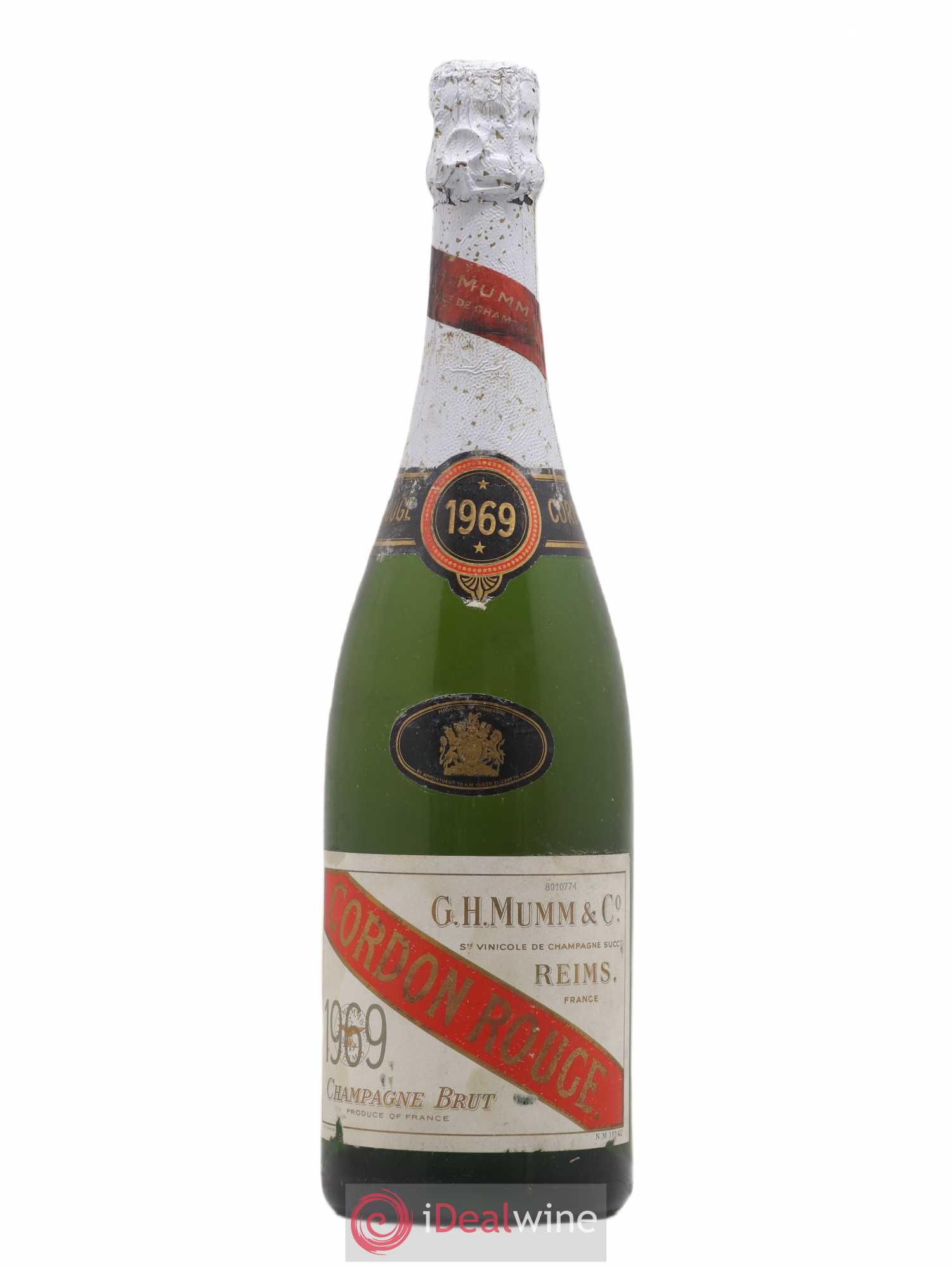 Cordon Rouge Mumm (sans prix de réserve) 1969 - Lot de 1 bouteille - 0