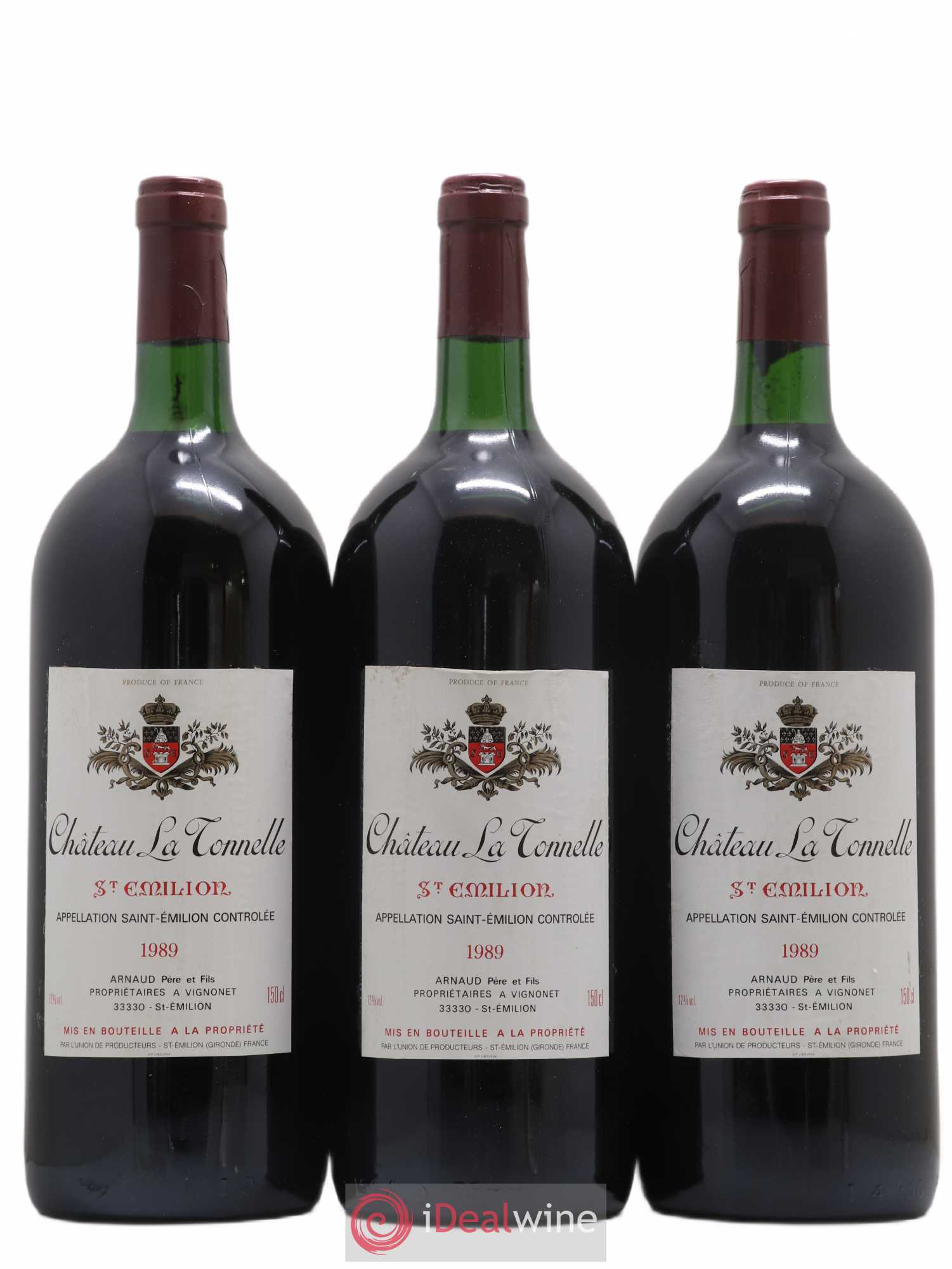 Saint-Émilion La Tonnelle (sans prix de réserve) 1989 - Posten von 3 Magnum - 0