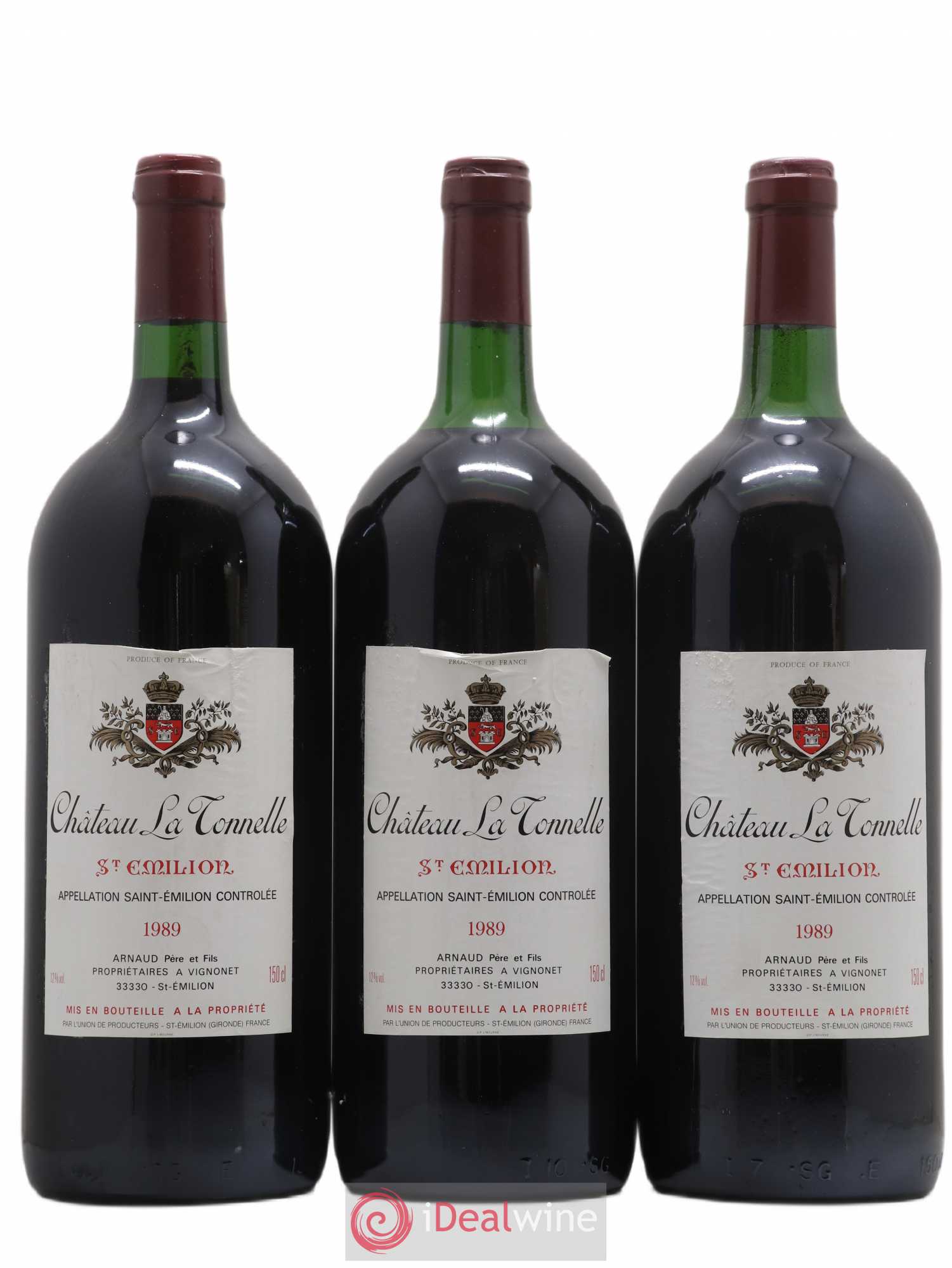 Saint-Émilion La Tonnelle (sans prix de réserve) 1989 - Posten von 3 Magnum - 0