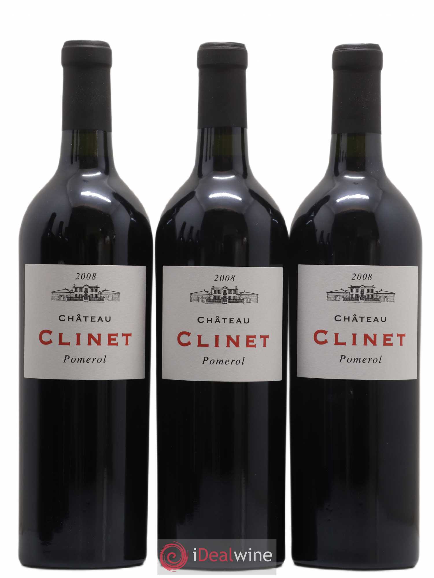Château Clinet 2008 - Lot de 6 bouteilles - 1