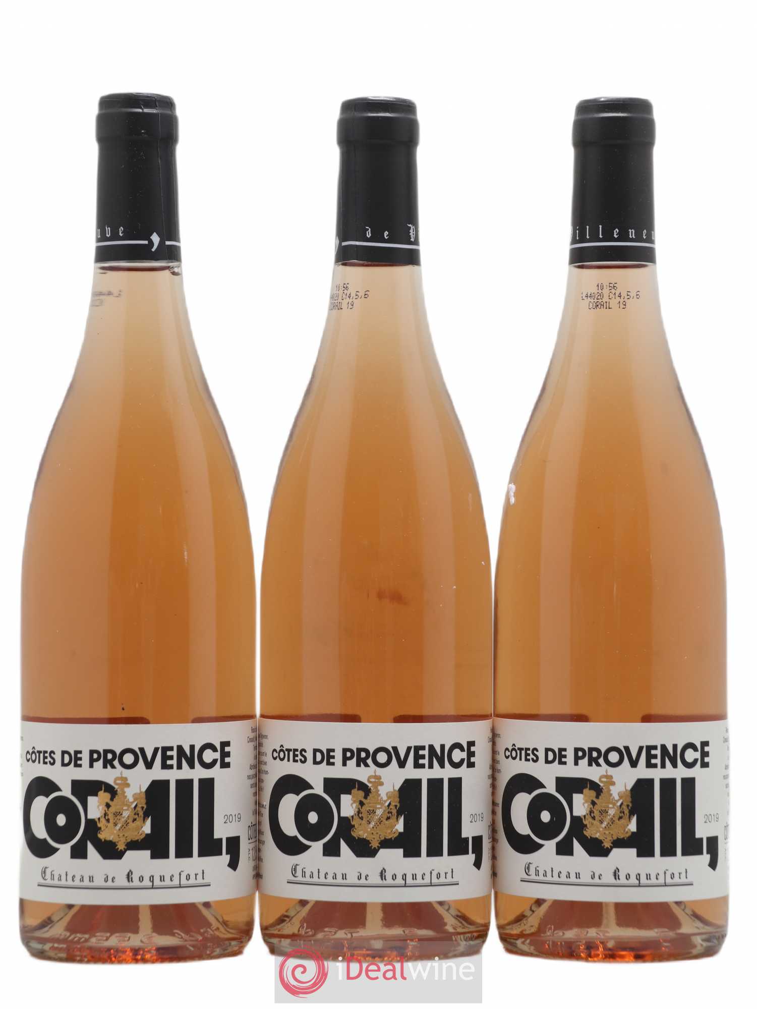 Côtes de Provence Corail Château de Roquefort (senza prezzo di riserva) 2019 - Lotto di 3 bottiglie - 0