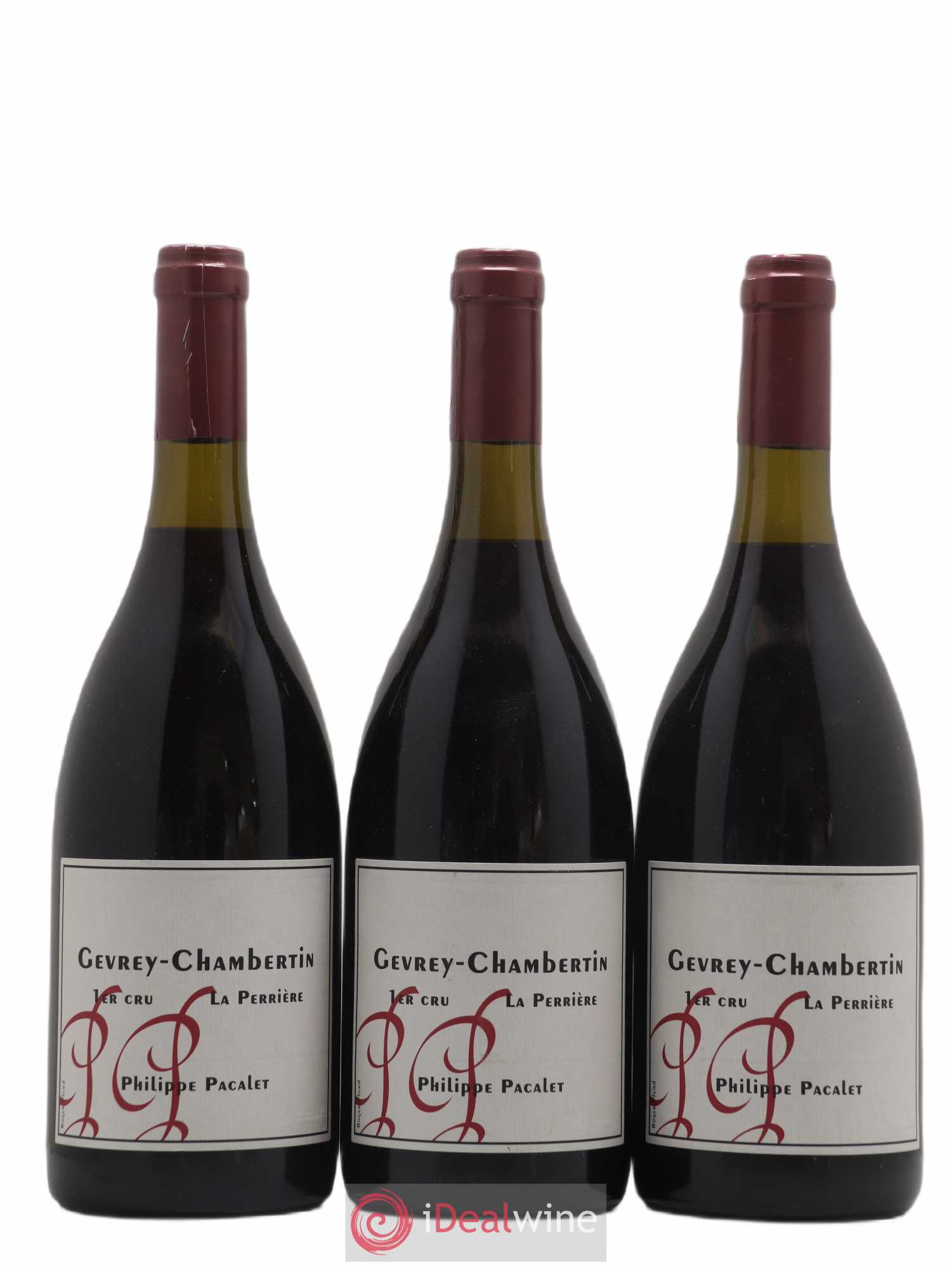 Gevrey-Chambertin 1er Cru La Perrière Philippe Pacalet (sans prix de réserve) 2004 - Lot de 3 bouteilles - 0