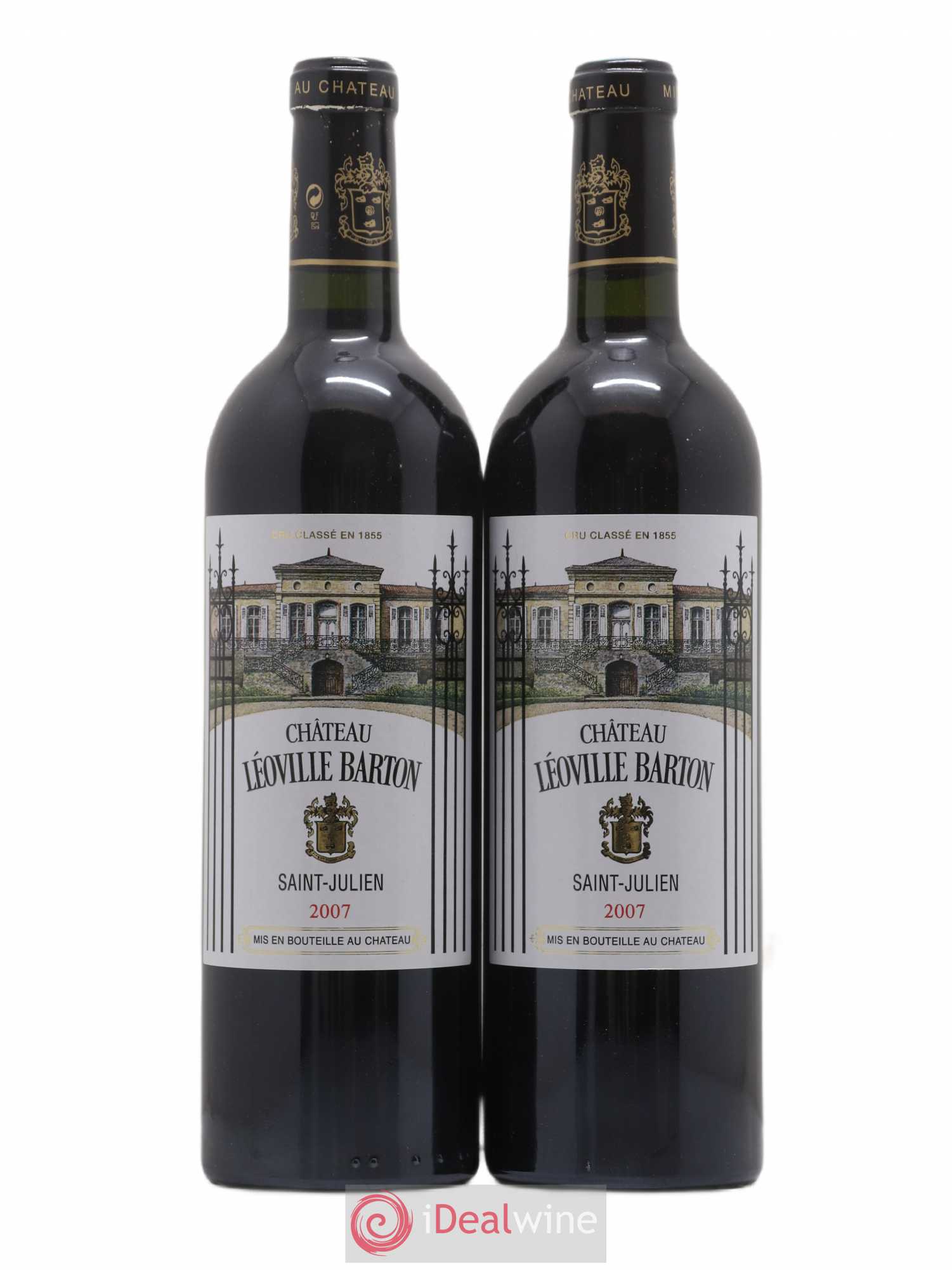 Château Léoville Barton 2ème Grand Cru Classé (sans prix de réserve) 2007 - Lot de 2 bouteilles - 0
