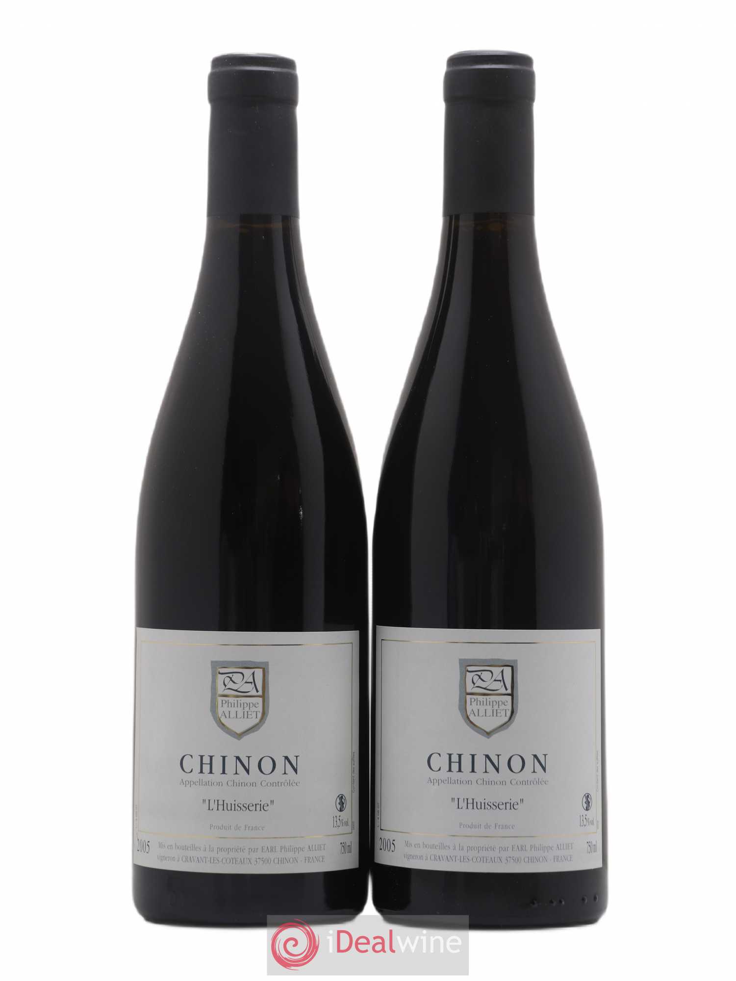 Chinon L'Huisserie Philippe Alliet (sans prix de réserve) 2005 - Lot de 2 bouteilles - 0