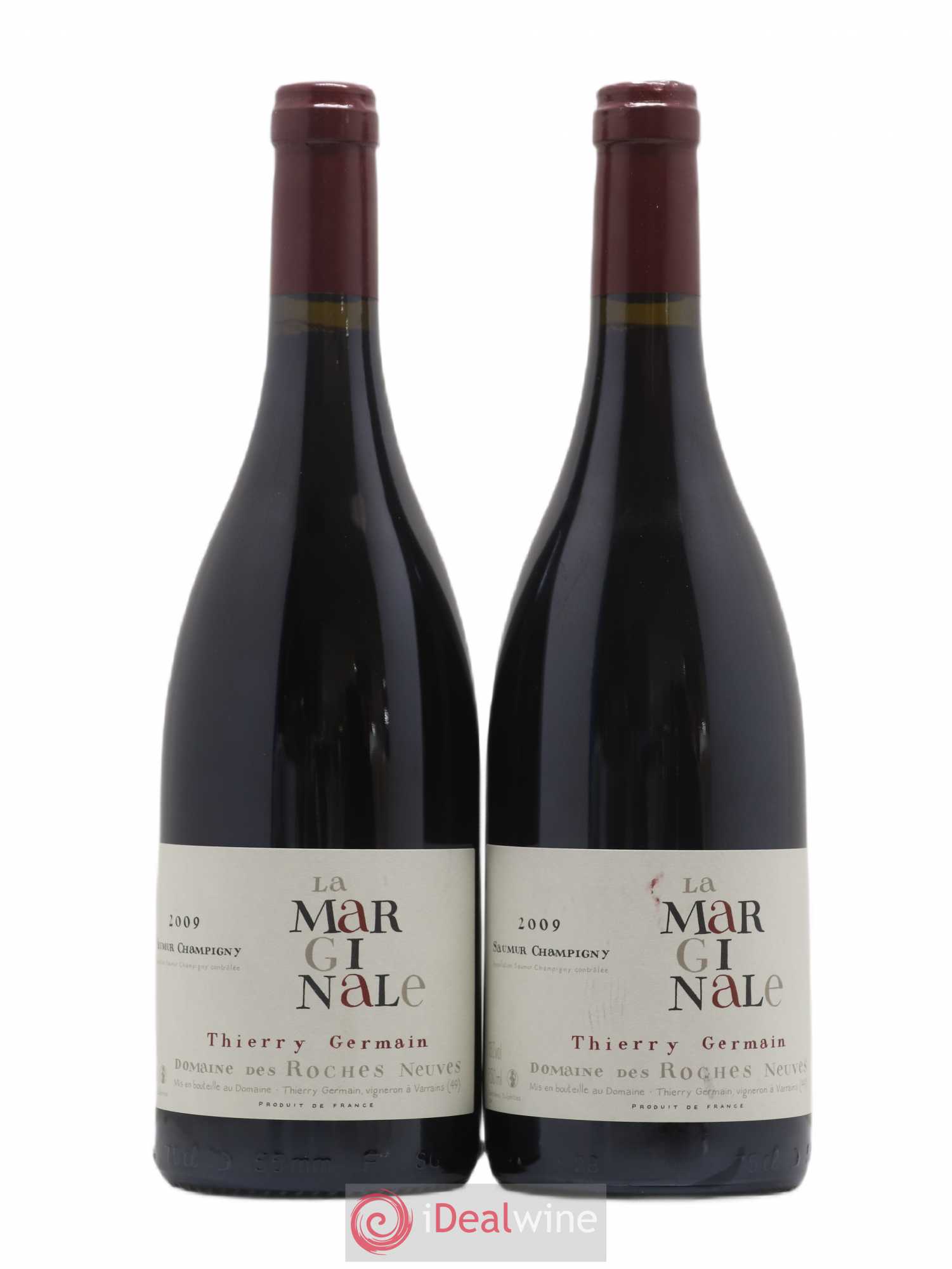 Saumur-Champigny La Marginale Domaine des Roches Neuves - Thierry Germain (sans prix de réserve) 2009 - Lot de 2 bouteilles - 0