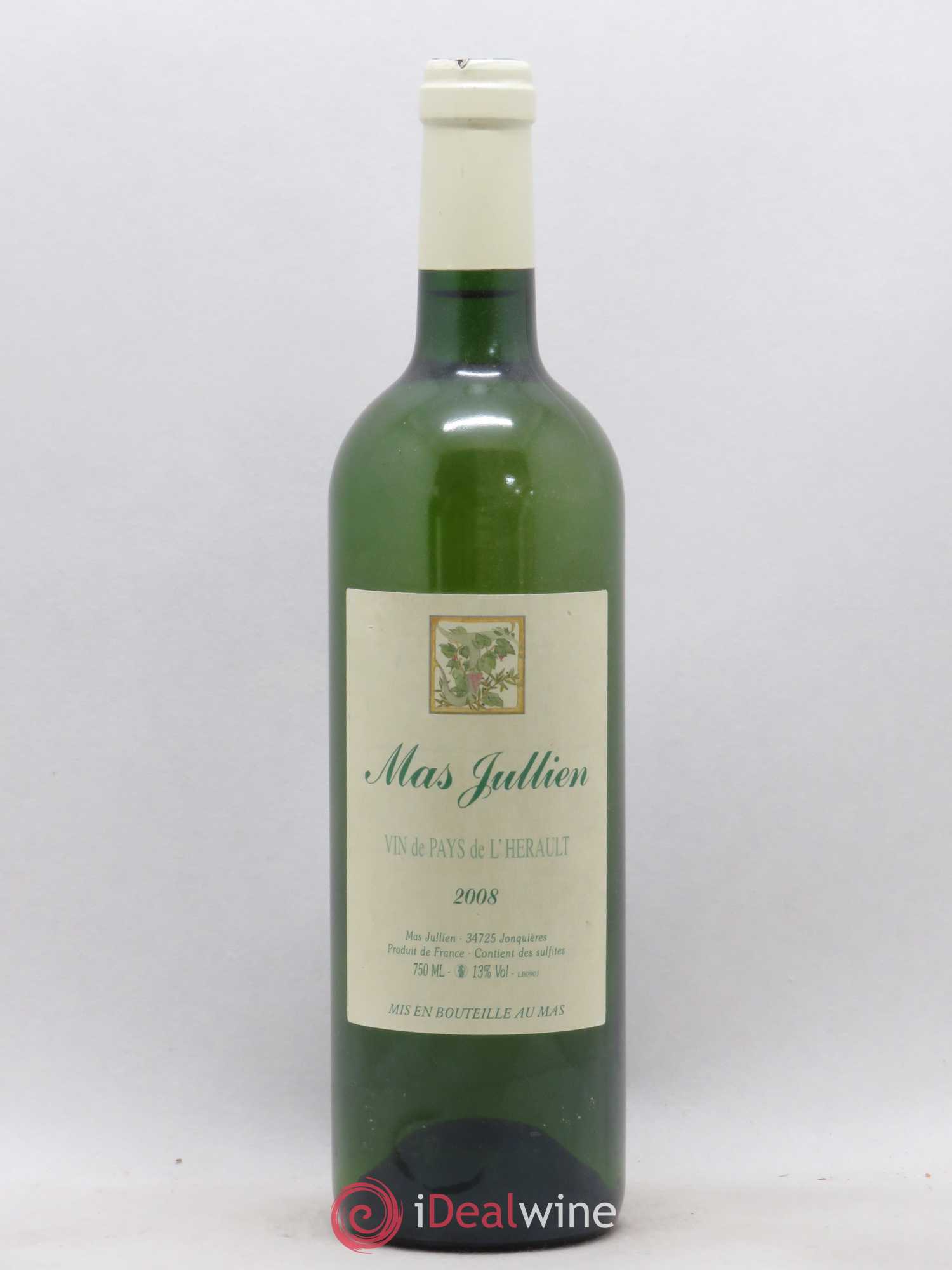 Pays d'Hérault Mas Jullien Olivier Jullien (sans prix de réserve) 2008 - Lot de 1 bouteille - 0