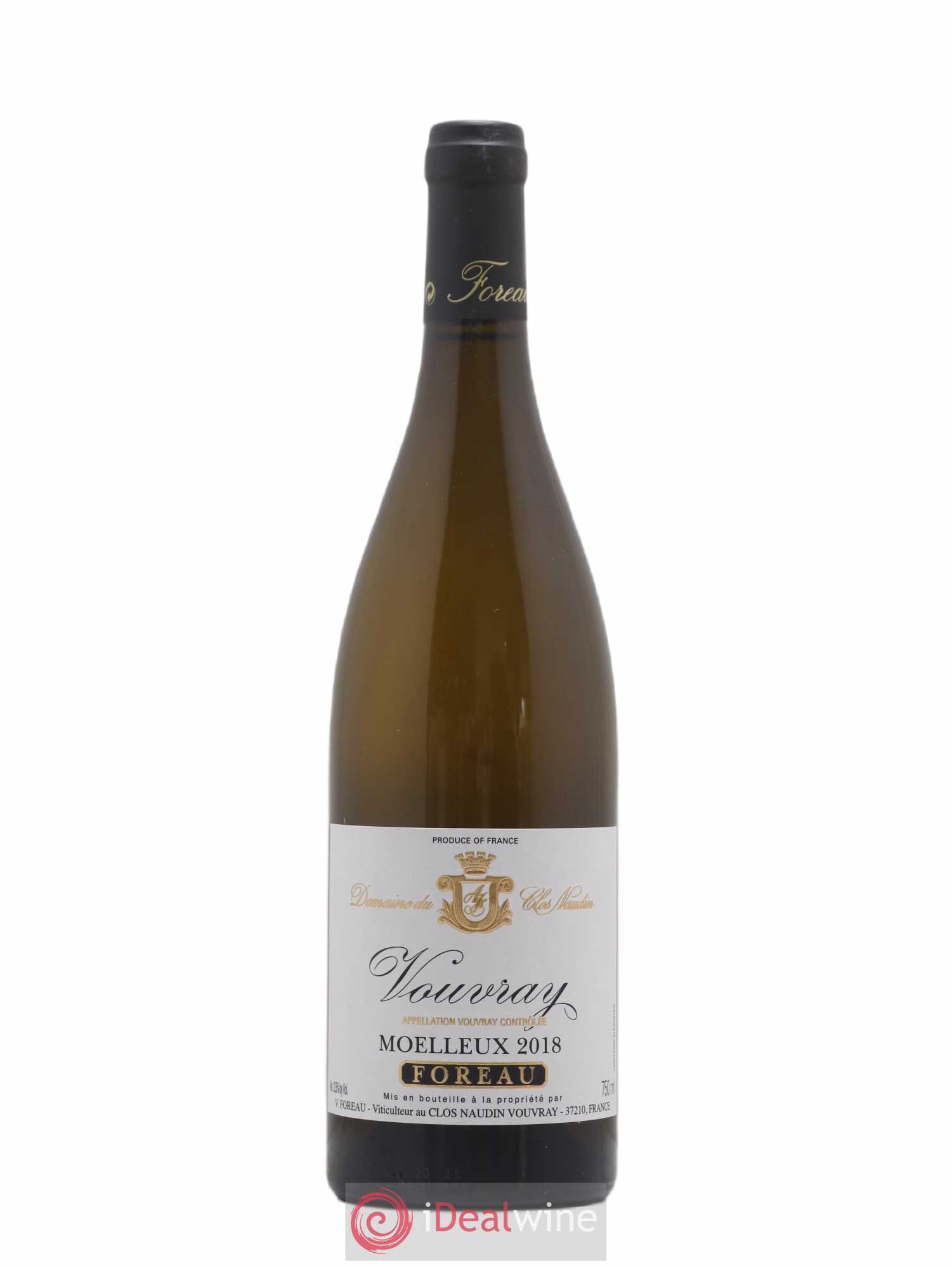 Vouvray Moelleux Clos Naudin - Philippe Foreau (senza prezzo di riserva) 2018 - Lotto di 1 bottiglia - 0