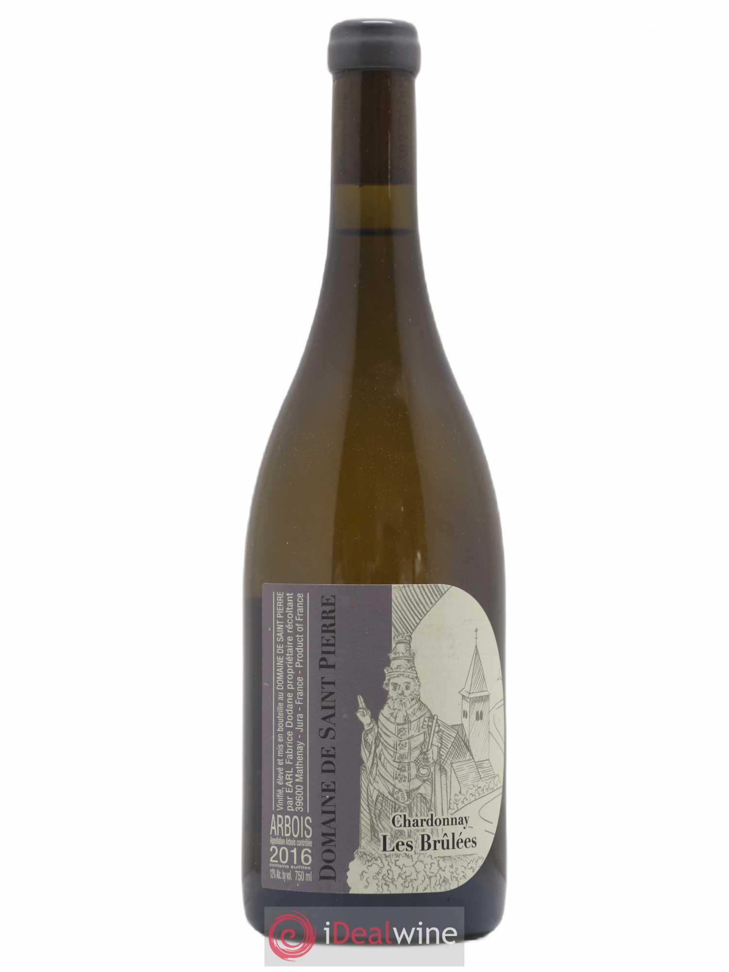 Arbois Chardonnay Les Brulées Saint-Pierre (Domaine) Fabrice Dodane (sans prix de réserve) 2016 - Lot de 1 bouteille - 0