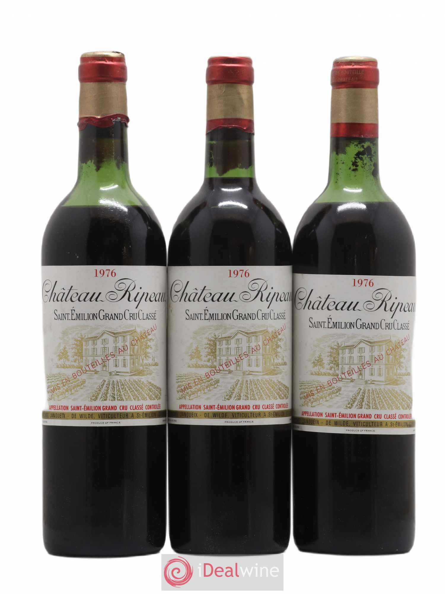 Château Ripeau Grand Cru Classé (sans prix de réserve) 1976 - Lot de 12 bouteilles - 4