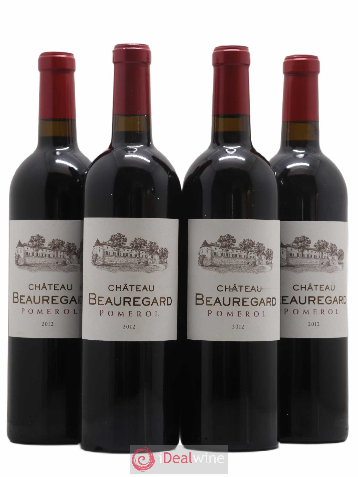 Château Beauregard (sans prix de réserve) 2012 - Lot de 4 bouteilles - 0