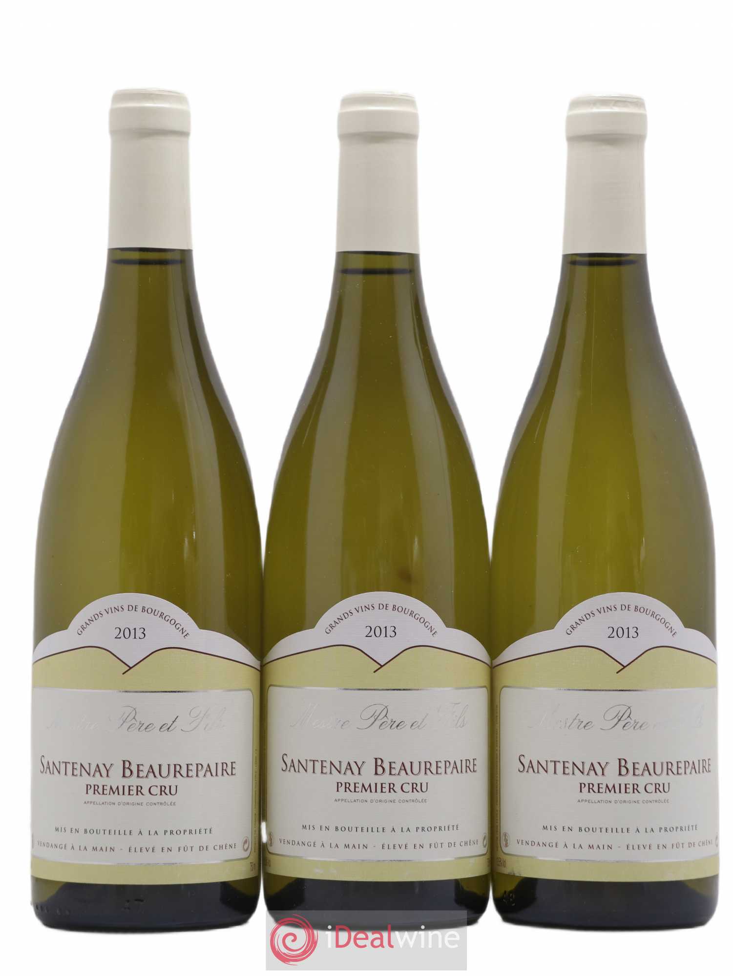 Santenay 1er Cru Beaurepaire Domaine Mestre (sans prix de réserve) 2013 - Posten von 3 Flaschen - 0