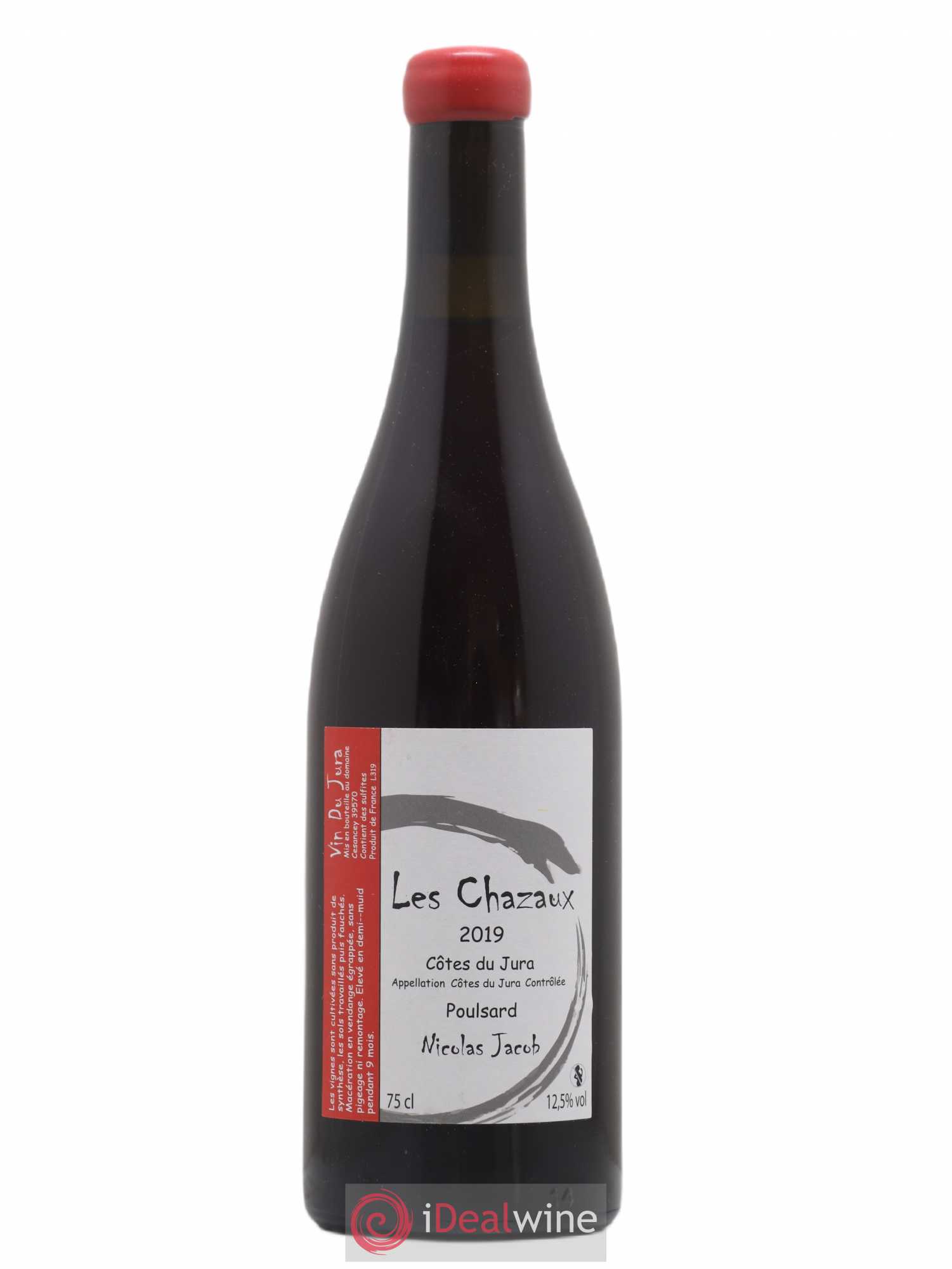 Côtes du Jura Poulsard Les Chazaux Nicolas Jacob (sans prix de réserve) 2019 - Lot de 1 bouteille - 0